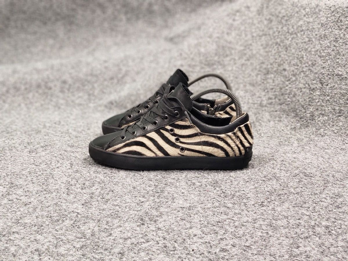 Crime London Crime London exclusive shoes Zebra leather unisex Sneakers Size US 5.5 / EU 38 - 5 Thumbnail