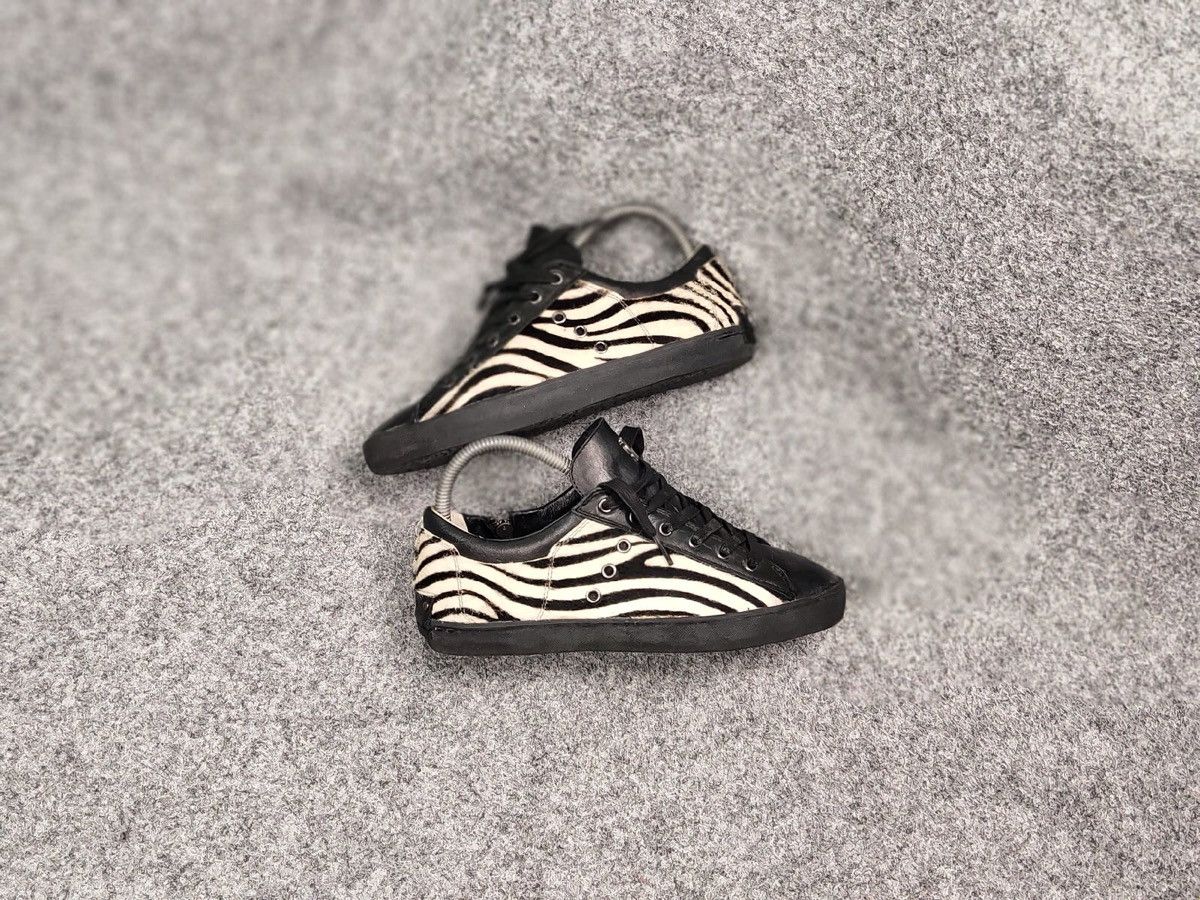 Crime London Crime London exclusive shoes Zebra leather unisex Sneakers Size US 5.5 / EU 38 - 7 Thumbnail