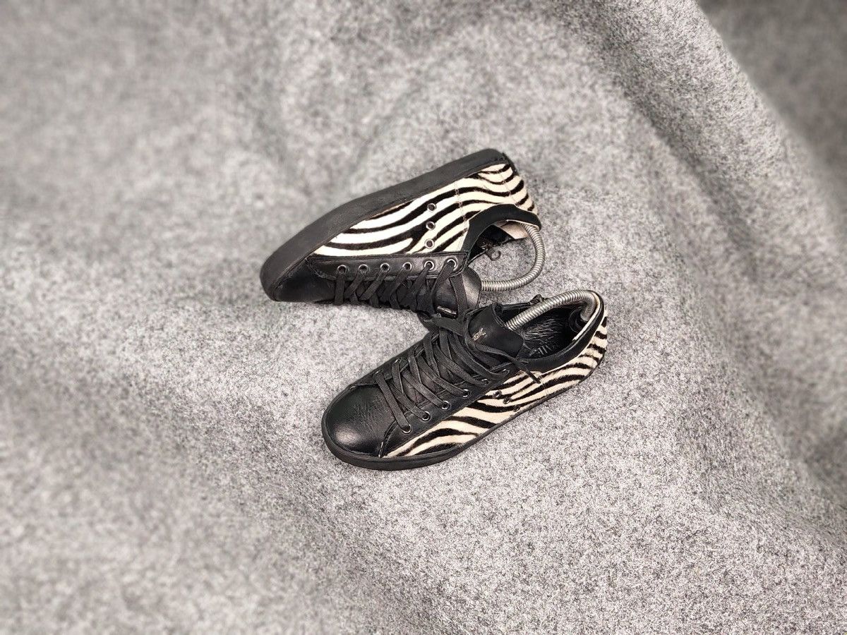 Crime London Crime London exclusive shoes Zebra leather unisex Sneakers Size US 5.5 / EU 38 - 3 Thumbnail