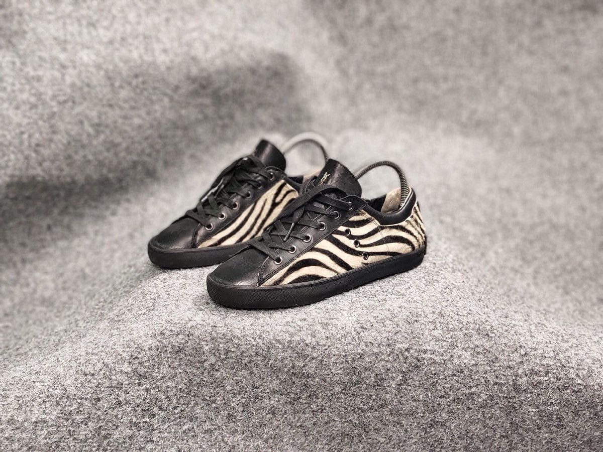 Crime London Crime London exclusive shoes Zebra leather unisex Sneakers Size US 5.5 / EU 38 - 8 Thumbnail