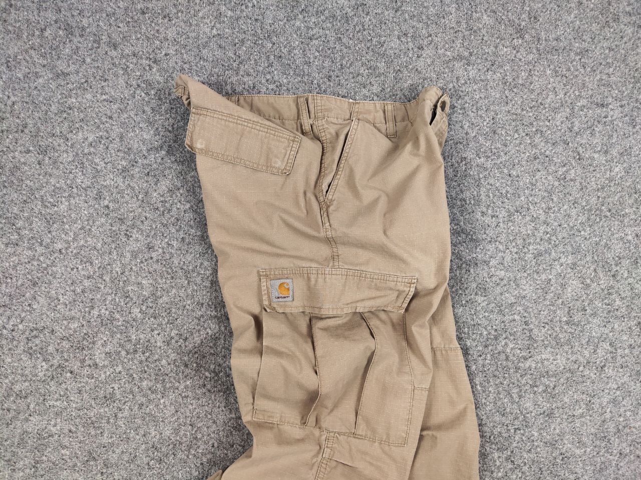 Carhartt Vintage Carhartt WIP Regular Cargo Beige Pants Travis Scott Size US 36 / EU 52 - 16 Thumbnail