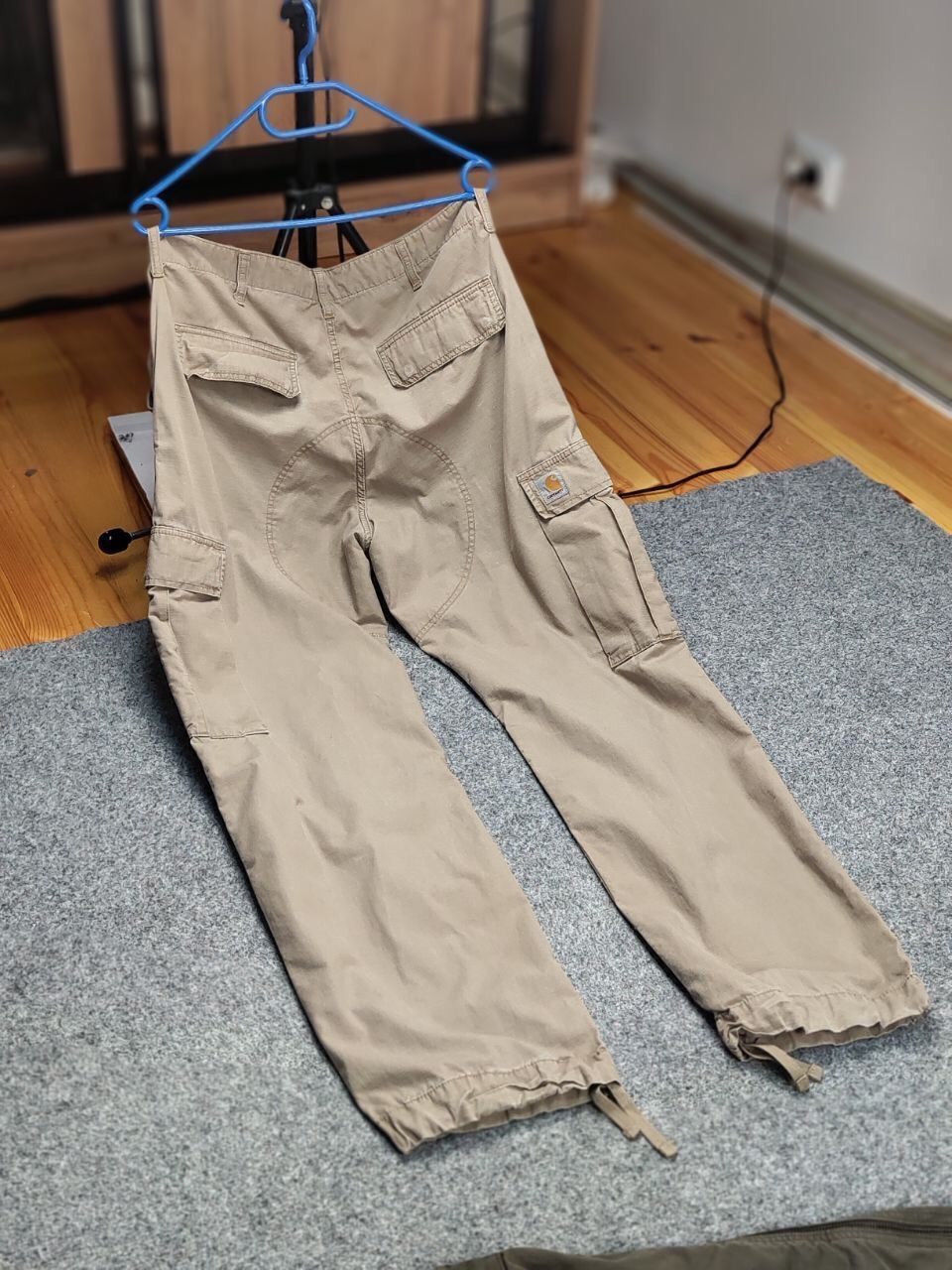Carhartt Vintage Carhartt WIP Regular Cargo Beige Pants Travis Scott Size US 36 / EU 52 - 19 Thumbnail
