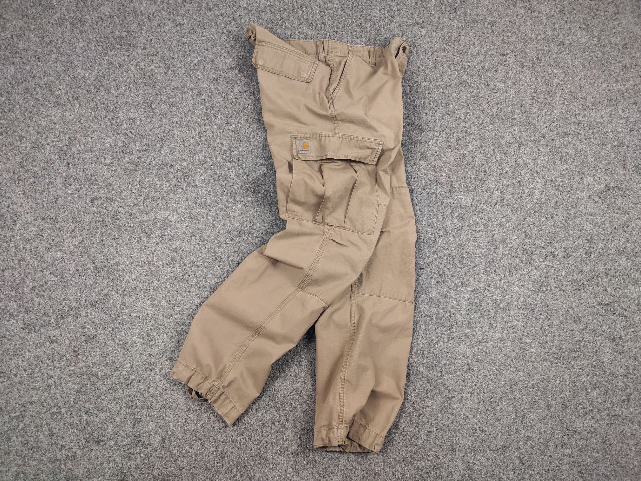 Carhartt Vintage Carhartt WIP Regular Cargo Beige Pants Travis Scott Size US 36 / EU 52 - 15 Thumbnail