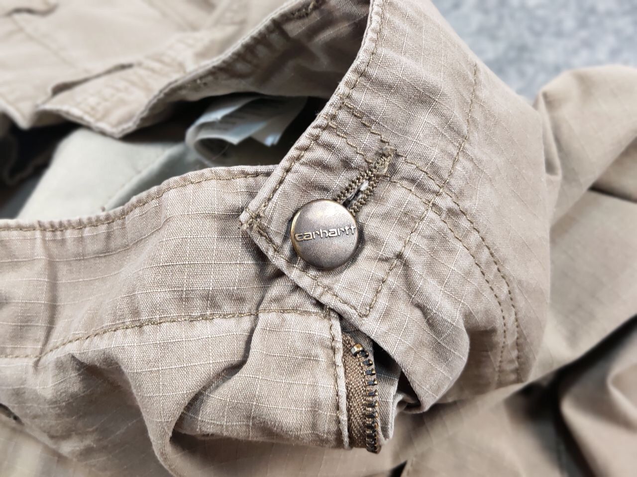 Carhartt Vintage Carhartt WIP Regular Cargo Beige Pants Travis Scott Size US 36 / EU 52 - 17 Thumbnail