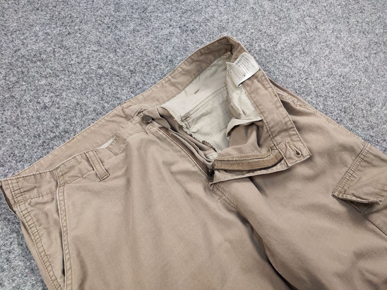 Carhartt Vintage Carhartt WIP Regular Cargo Beige Pants Travis Scott Size US 36 / EU 52 - 14 Thumbnail