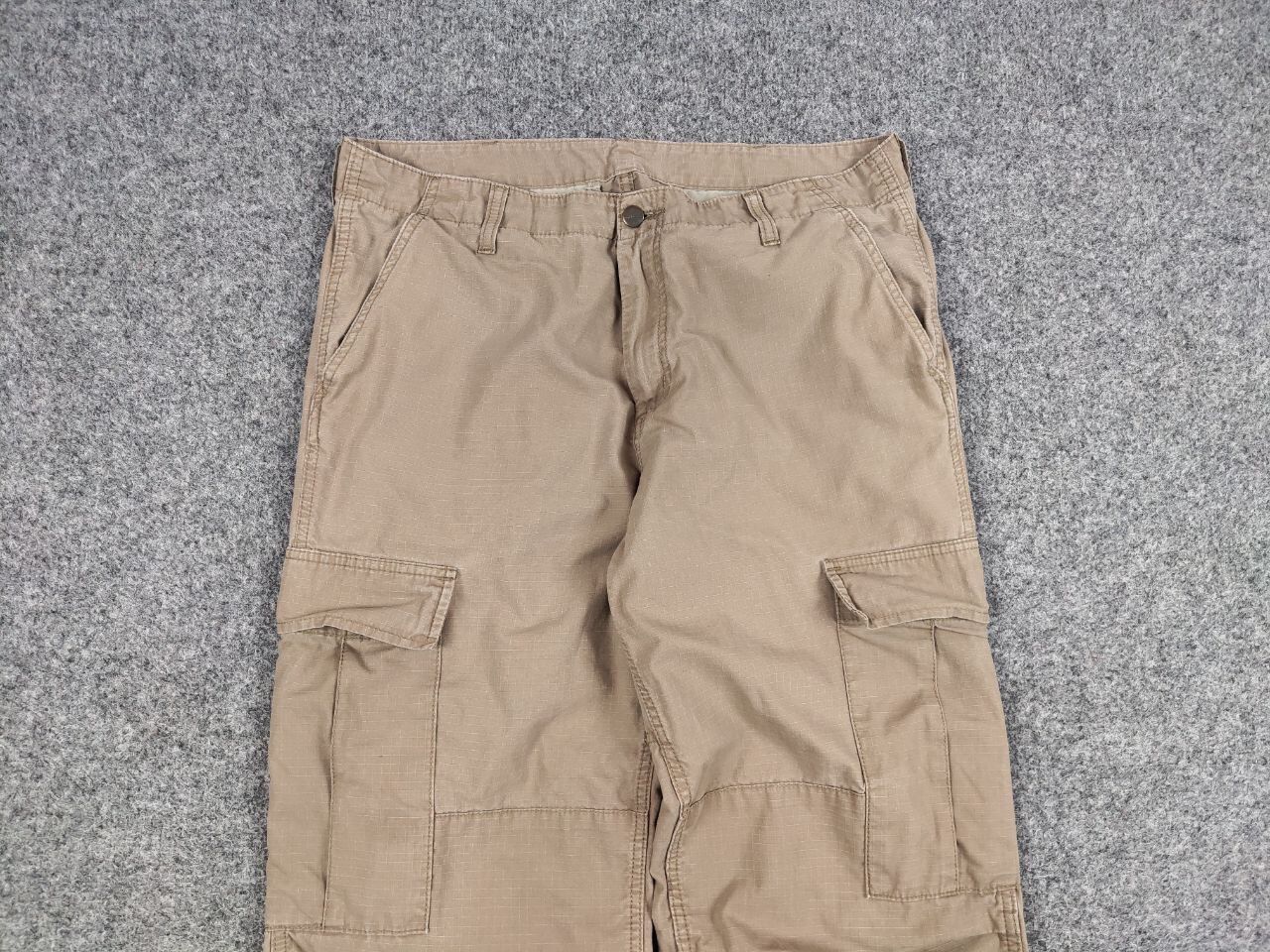 Carhartt Vintage Carhartt WIP Regular Cargo Beige Pants Travis Scott Size US 36 / EU 52 - 11 Thumbnail