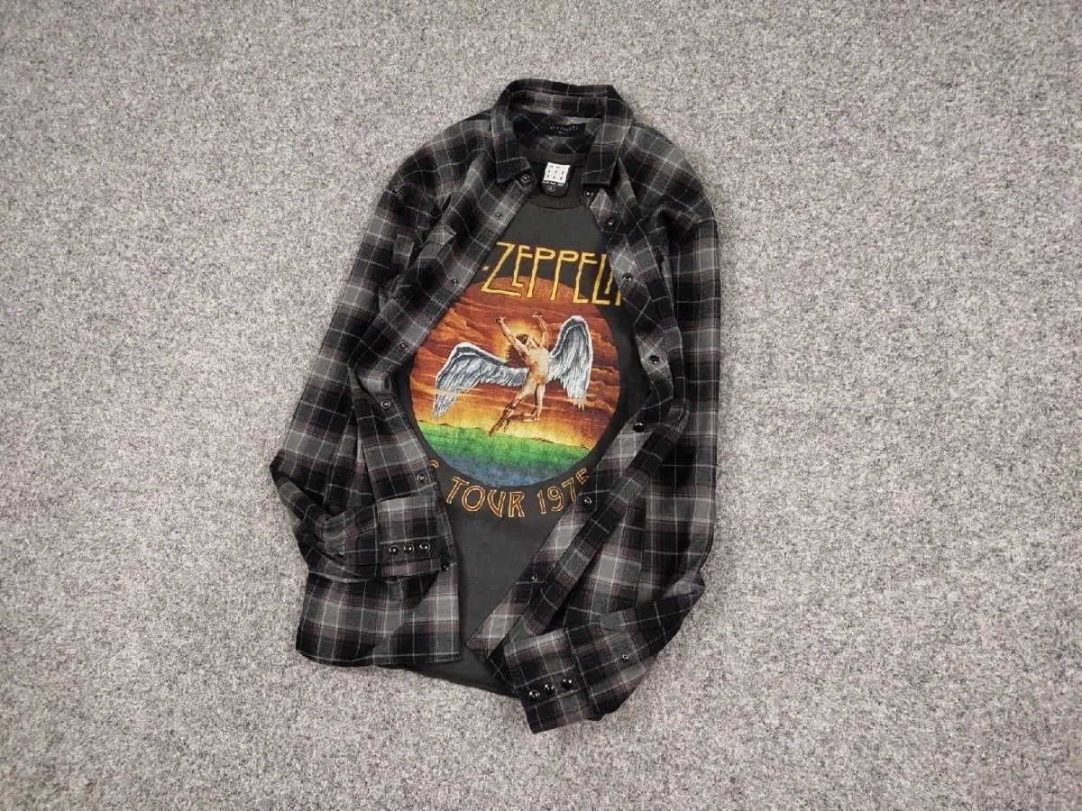Flannel Vintage Flannel Shirt Travis Scott Style Streetwear Hype Size US S / EU 44-46 / 1 - 9 Thumbnail