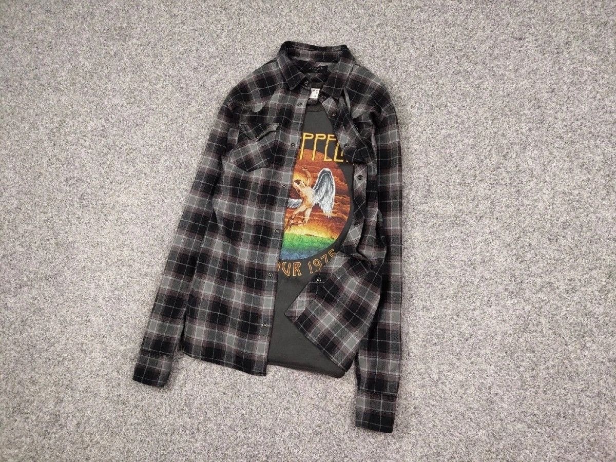 Flannel Vintage Flannel Shirt Travis Scott Style Streetwear Hype Size US S / EU 44-46 / 1 - 7 Thumbnail