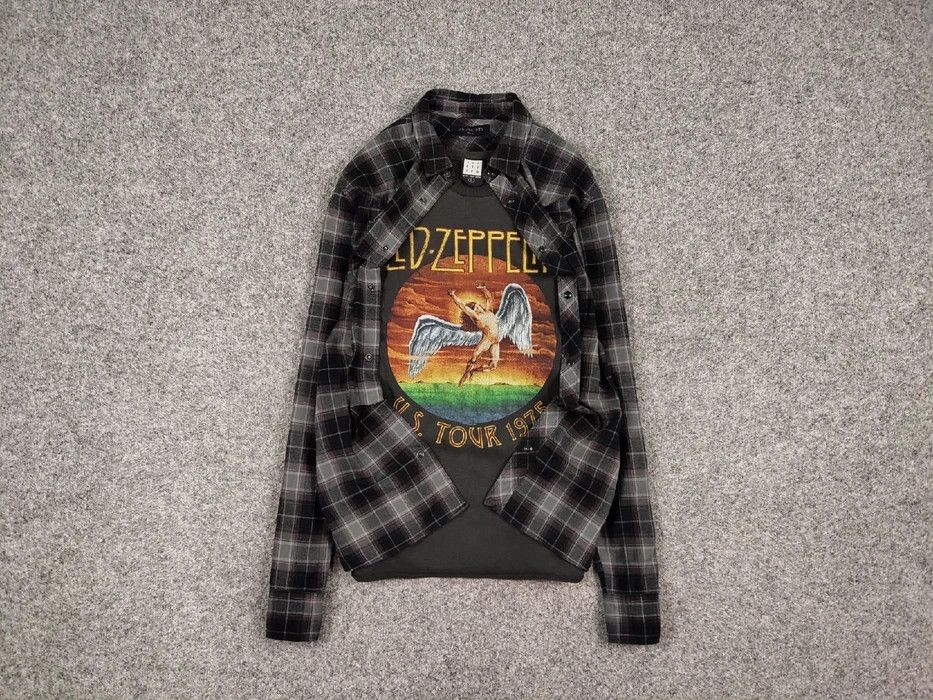 Flannel Vintage Flannel Shirt Travis Scott Style Streetwear Hype Size US S / EU 44-46 / 1 - 1 Thumbnail