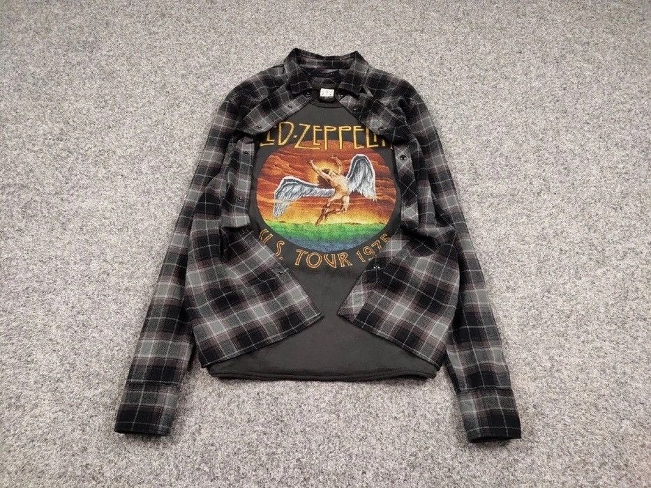 Flannel Vintage Flannel Shirt Travis Scott Style Streetwear Hype Size US S / EU 44-46 / 1 - 2 Thumbnail