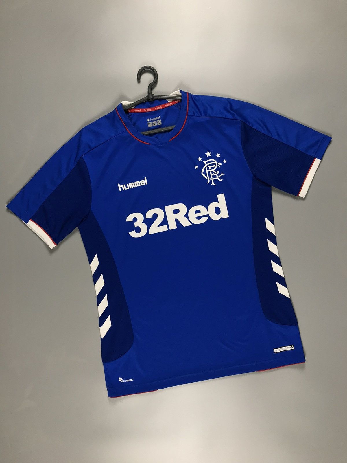 Hummel Glasgow Rangers FC Hummel Soccer Jersey Size US L / EU 52-54 / 3 - 1 Thumbnail