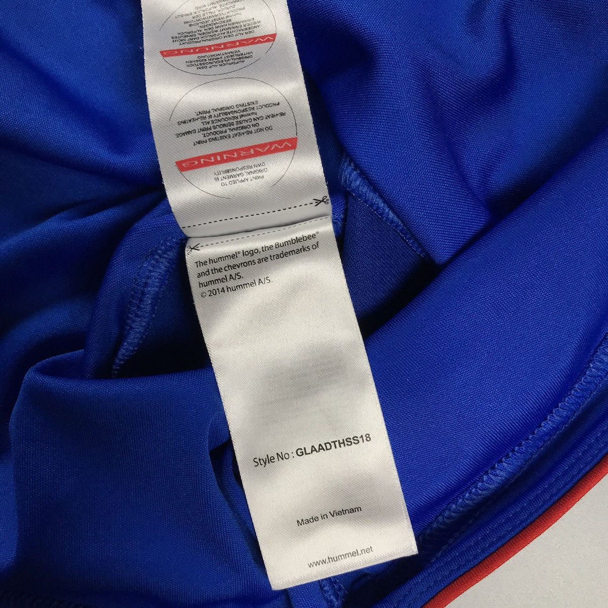 Hummel Glasgow Rangers FC Hummel Soccer Jersey Size US L / EU 52-54 / 3 - 8 Thumbnail