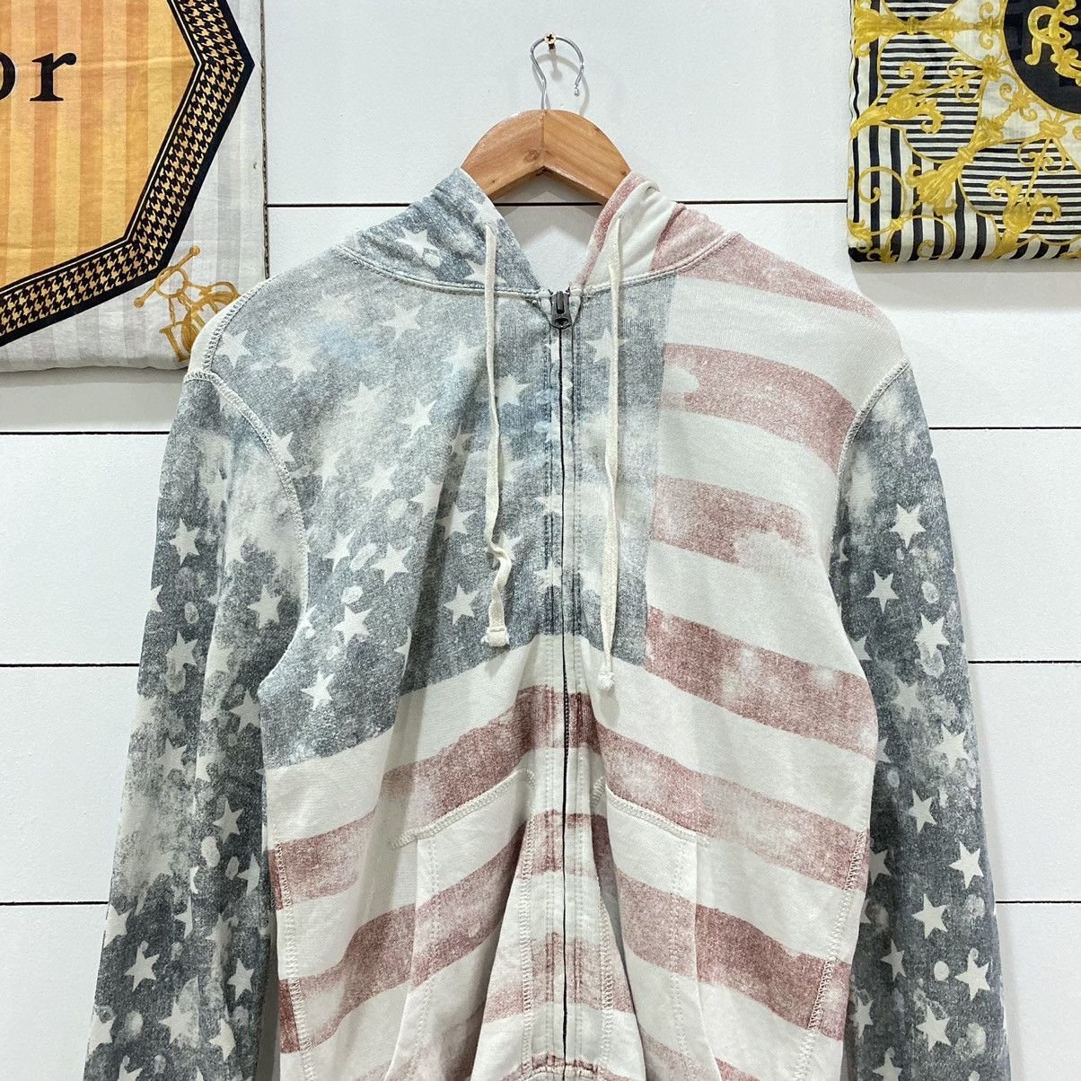 Denim & Supply Ralph Lauren Denim and Supply Ralph Lauren American Flag Zipper Hoodie Size US XS / EU 42 / 0 - 3 Thumbnail