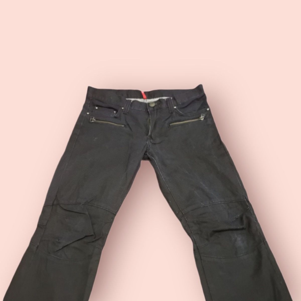 Uniqlo UNIQLO DOUBLE KNEE SKINNY BIKER JEANS Size US 30 / EU 46 - 3 Thumbnail