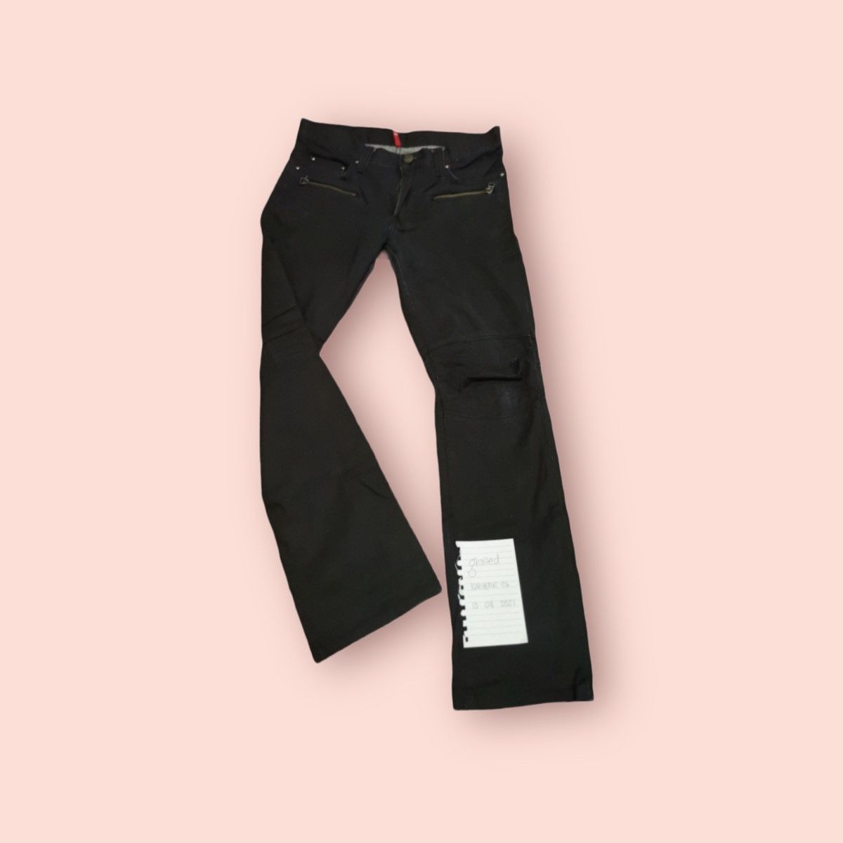 Uniqlo UNIQLO DOUBLE KNEE SKINNY BIKER JEANS Size US 30 / EU 46 - 4 Thumbnail