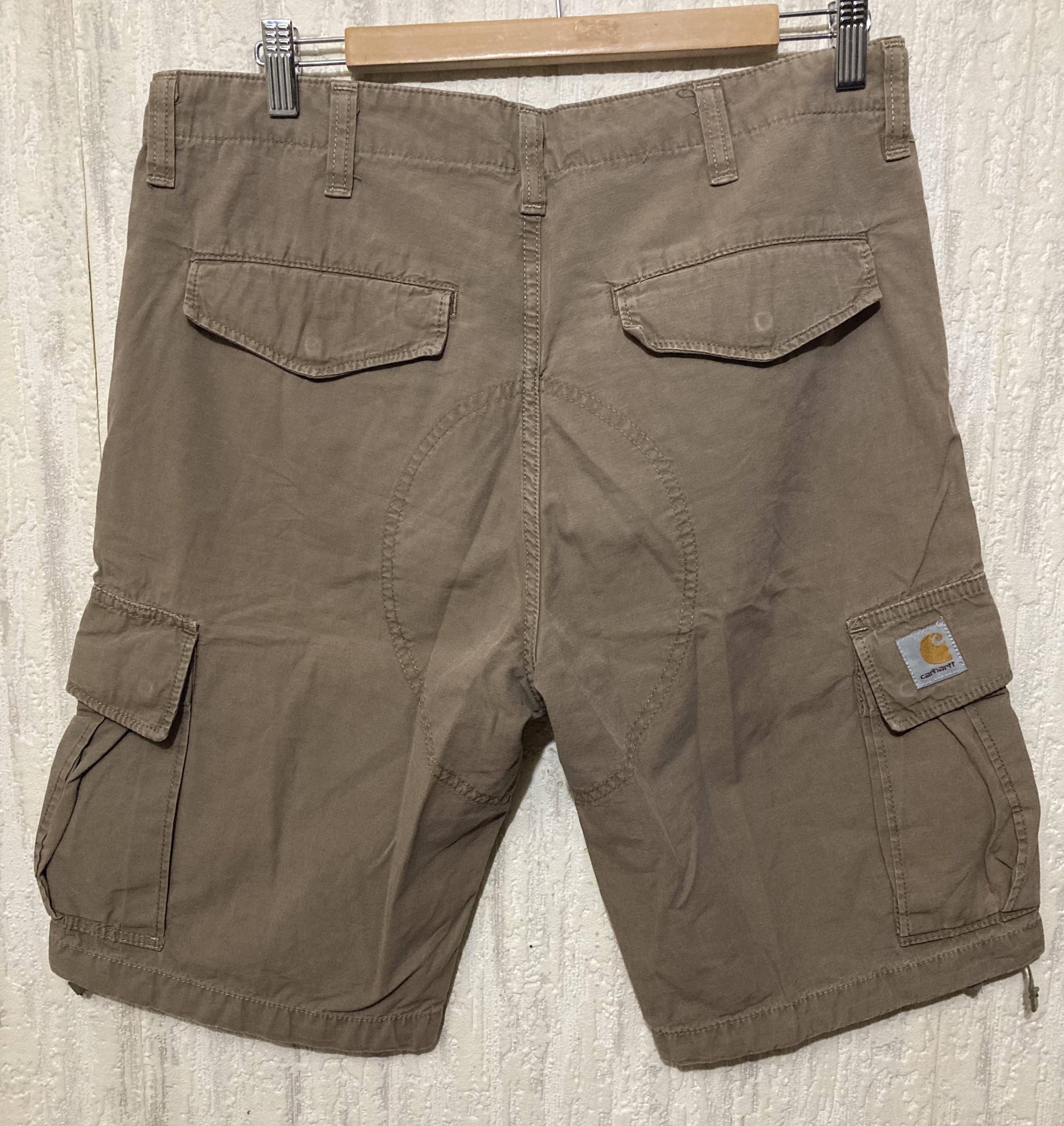 Carhartt × Vintage Vintage Carhartt Dude Bermuda Cargo Shorts Size US 33 - 1 Thumbnail