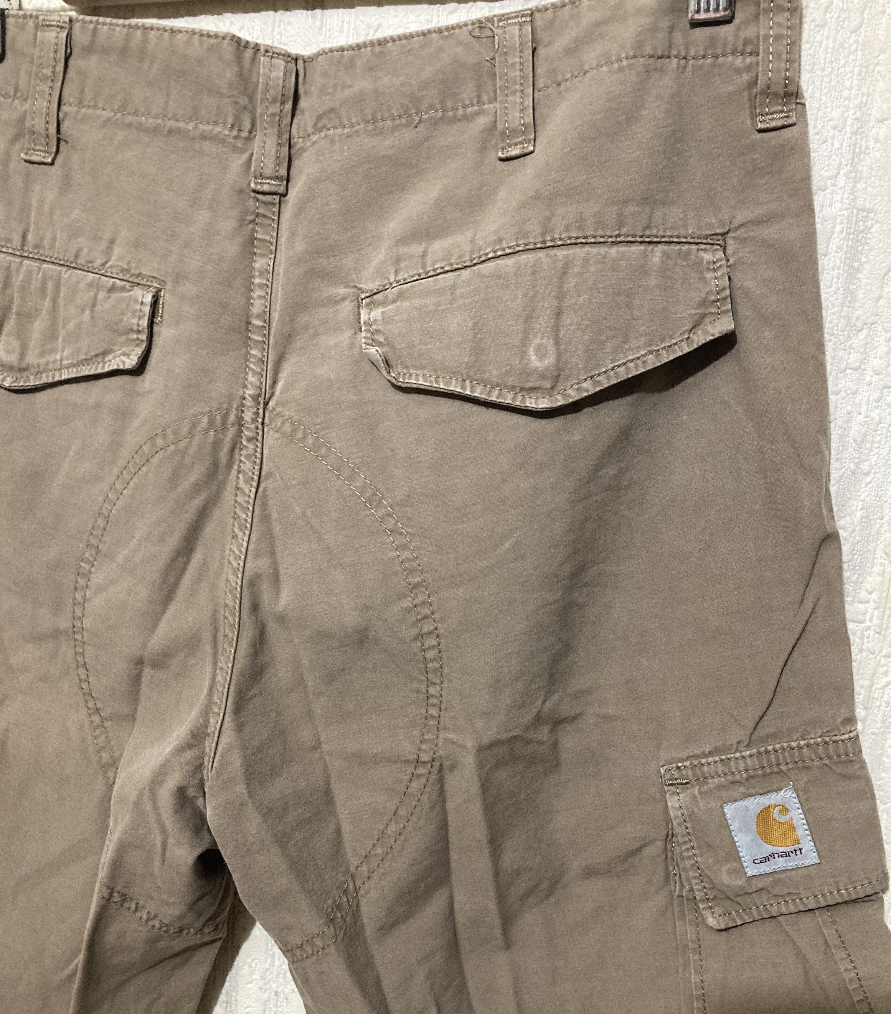 Carhartt × Vintage Vintage Carhartt Dude Bermuda Cargo Shorts Size US 33 - 5 Thumbnail