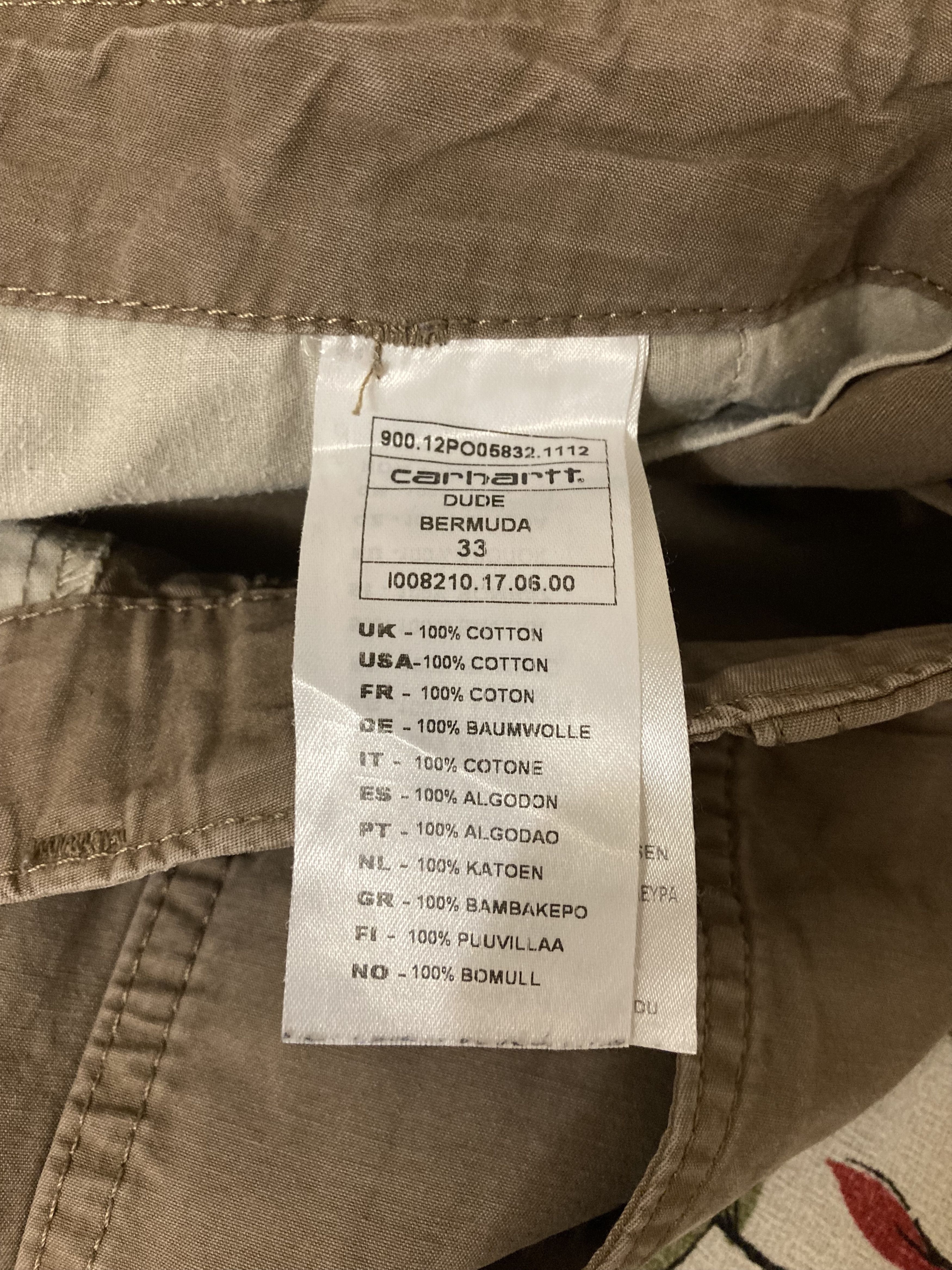 Carhartt × Vintage Vintage Carhartt Dude Bermuda Cargo Shorts Size US 33 - 3 Thumbnail