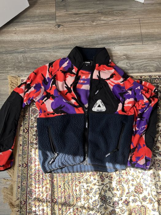 Palace P-Surgent Fleece Jacket Multi DPM | Grailed