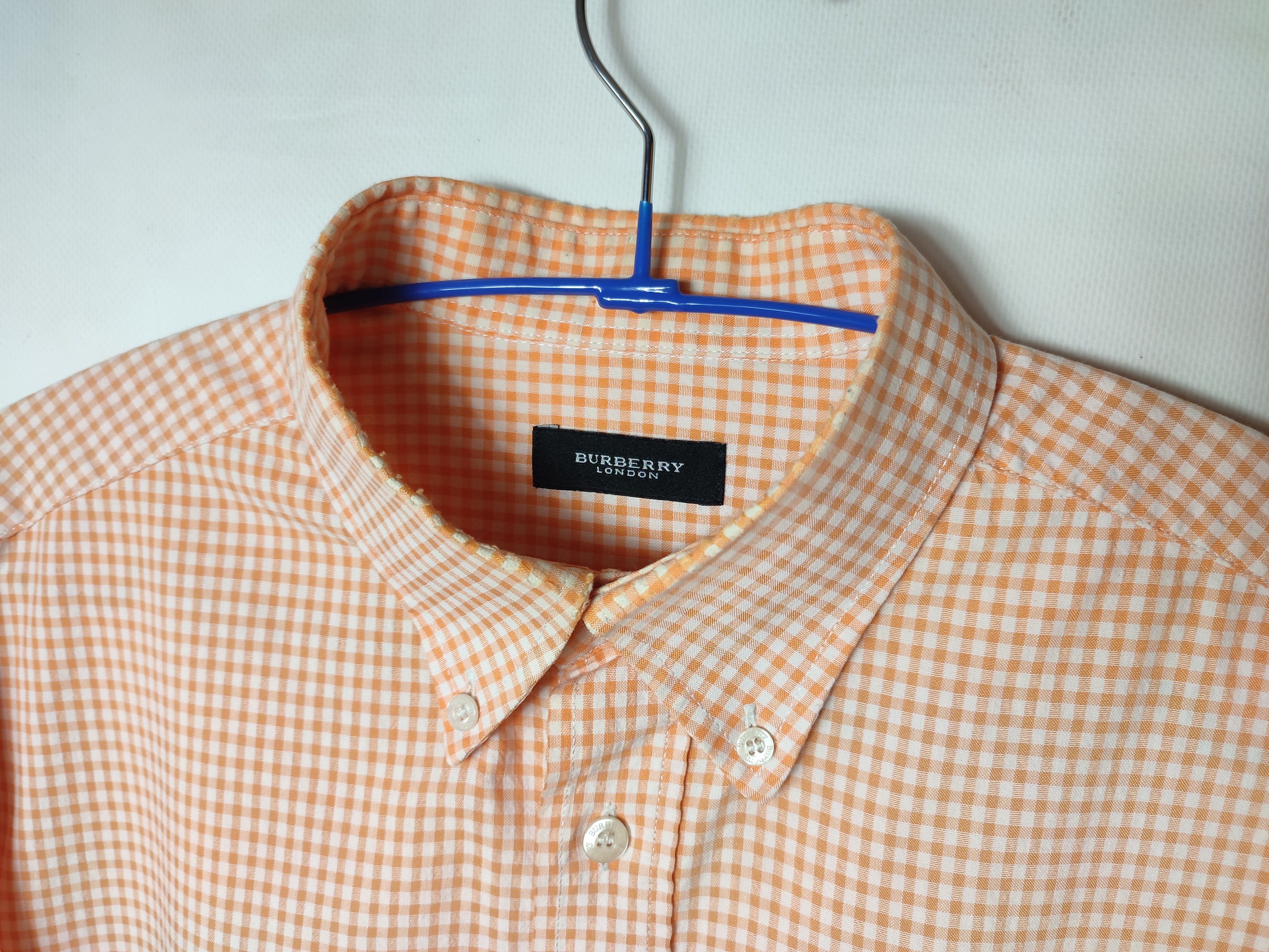 Burberry Burberry London peach shirt Size US L / EU 52-54 / 3 - 7 Thumbnail