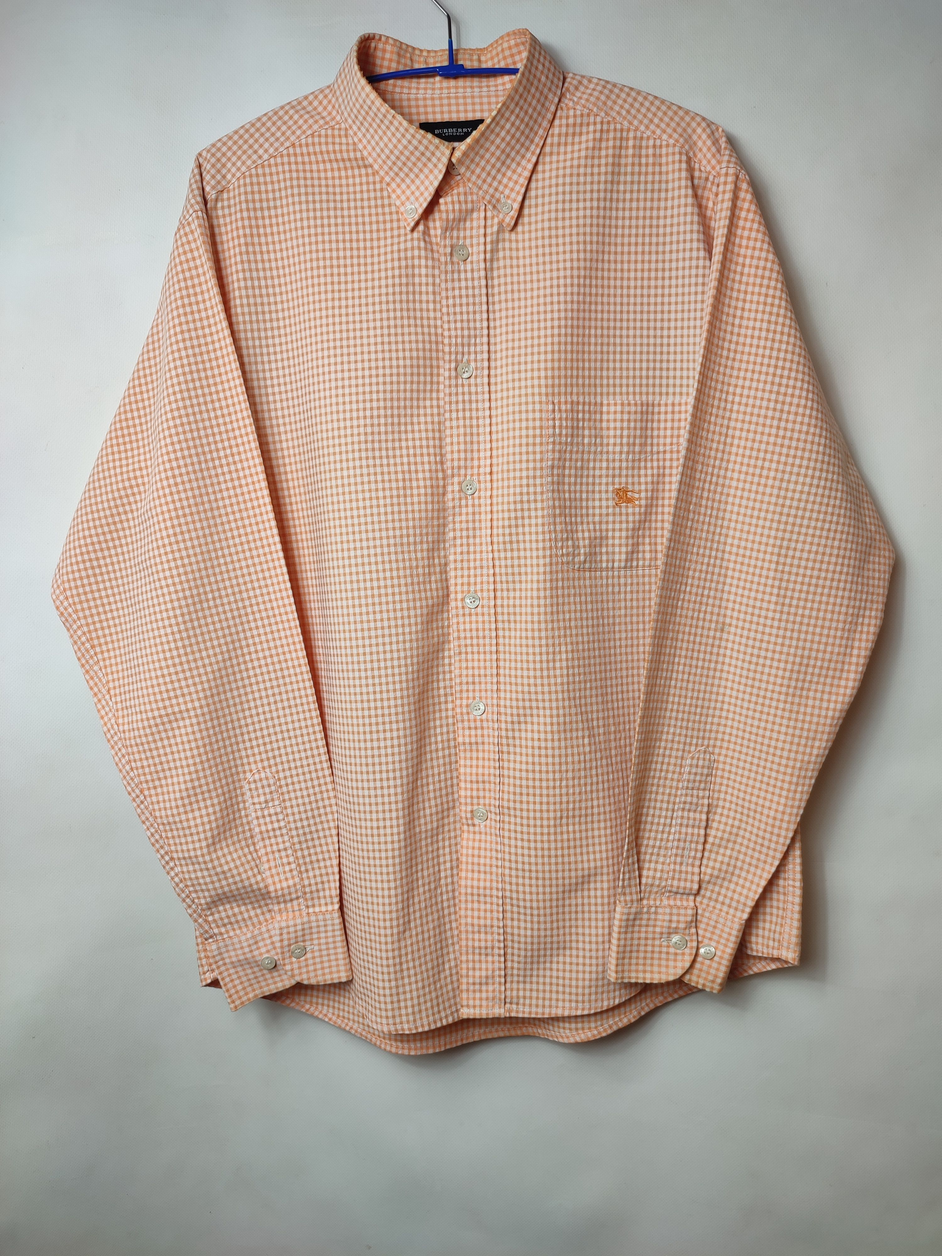 Burberry Burberry London peach shirt Size US L / EU 52-54 / 3 - 3 Thumbnail