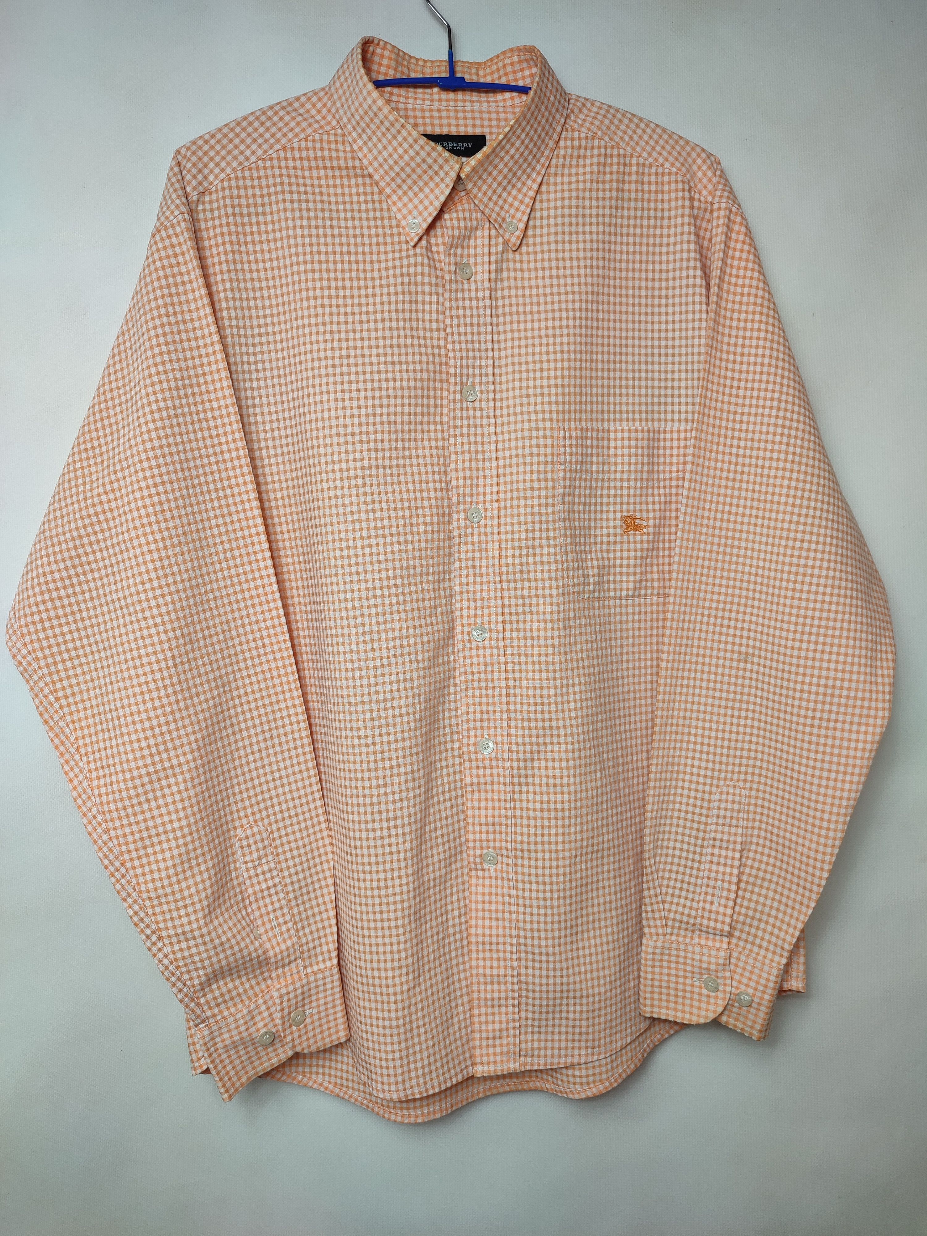 Burberry Burberry London peach shirt Size US L / EU 52-54 / 3 - 2 Thumbnail
