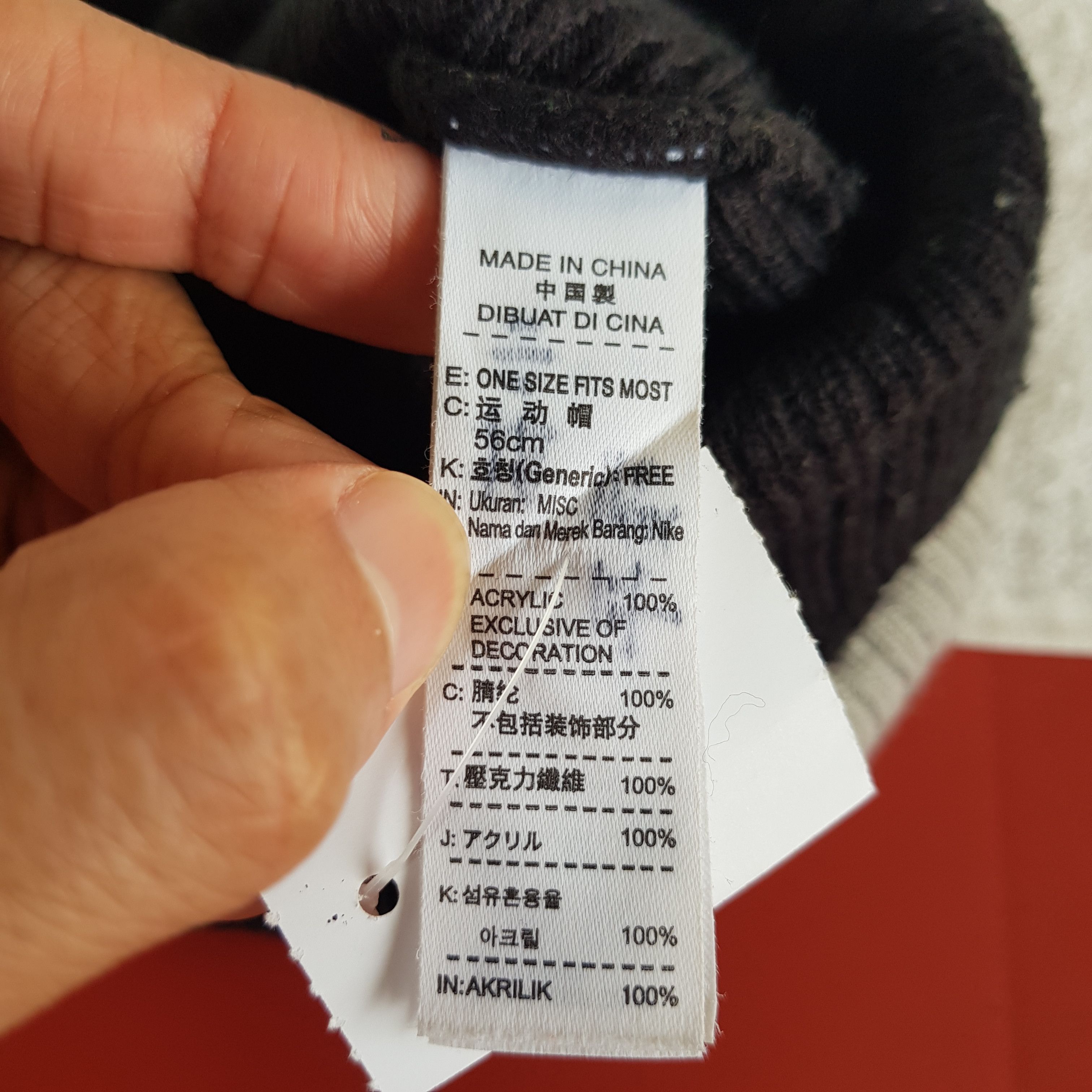 Vintage Nike Beanie Snow Cap Nike Swoosh Hats - AC10111. Size ONE SIZE - 3 Thumbnail