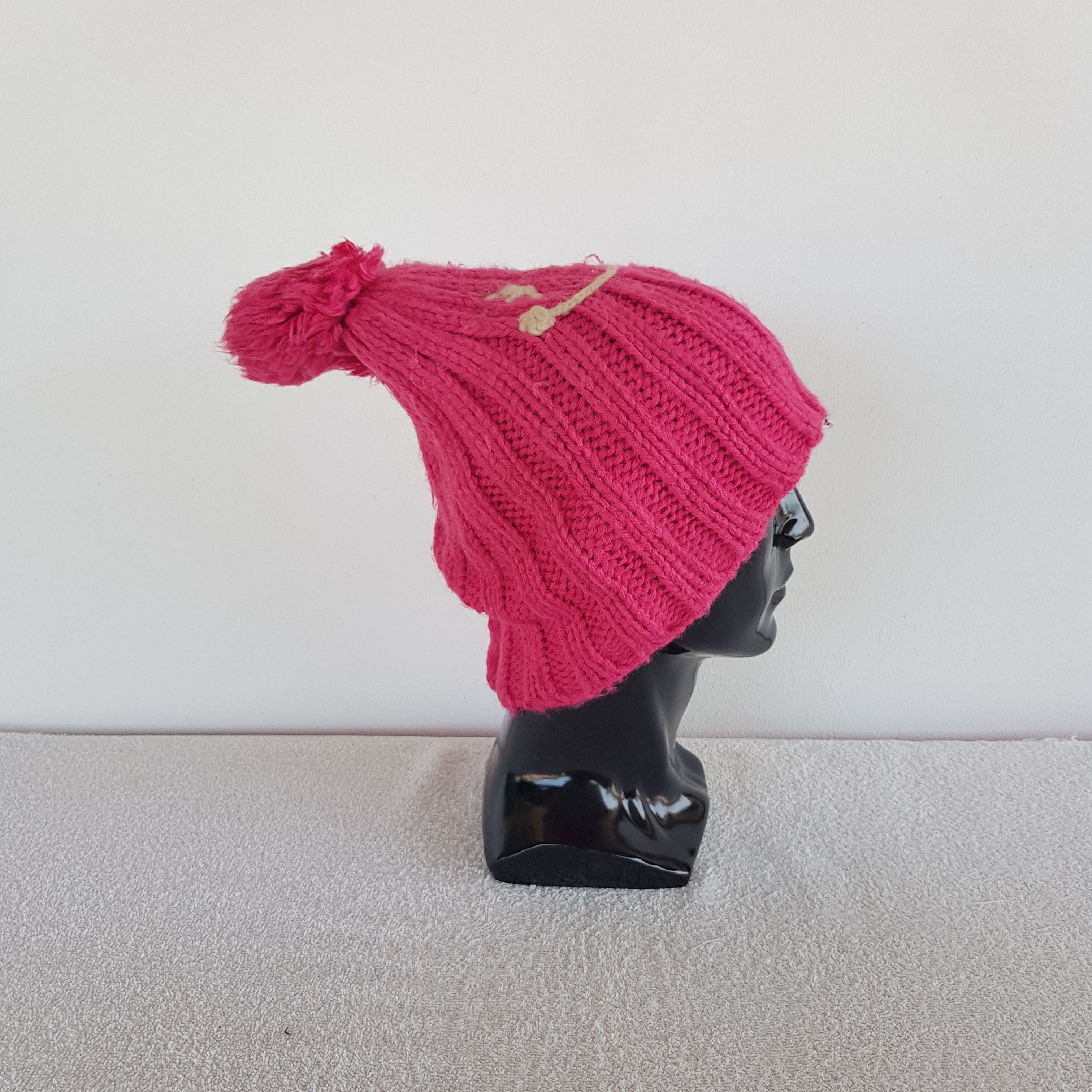 Japanese Brand × Vintage Japanese Beams Beanie Knitted Smile Beams Plus Hats Size ONE SIZE - 4 Thumbnail