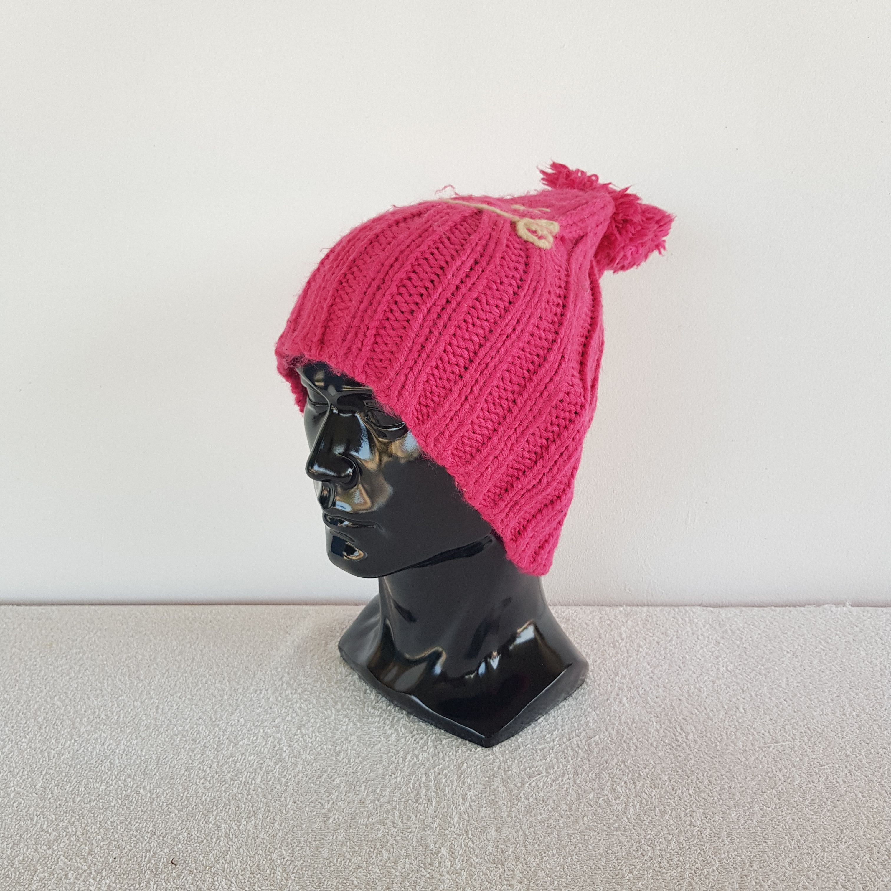 Japanese Brand × Vintage Japanese Beams Beanie Knitted Smile Beams Plus Hats Size ONE SIZE - 2 Thumbnail