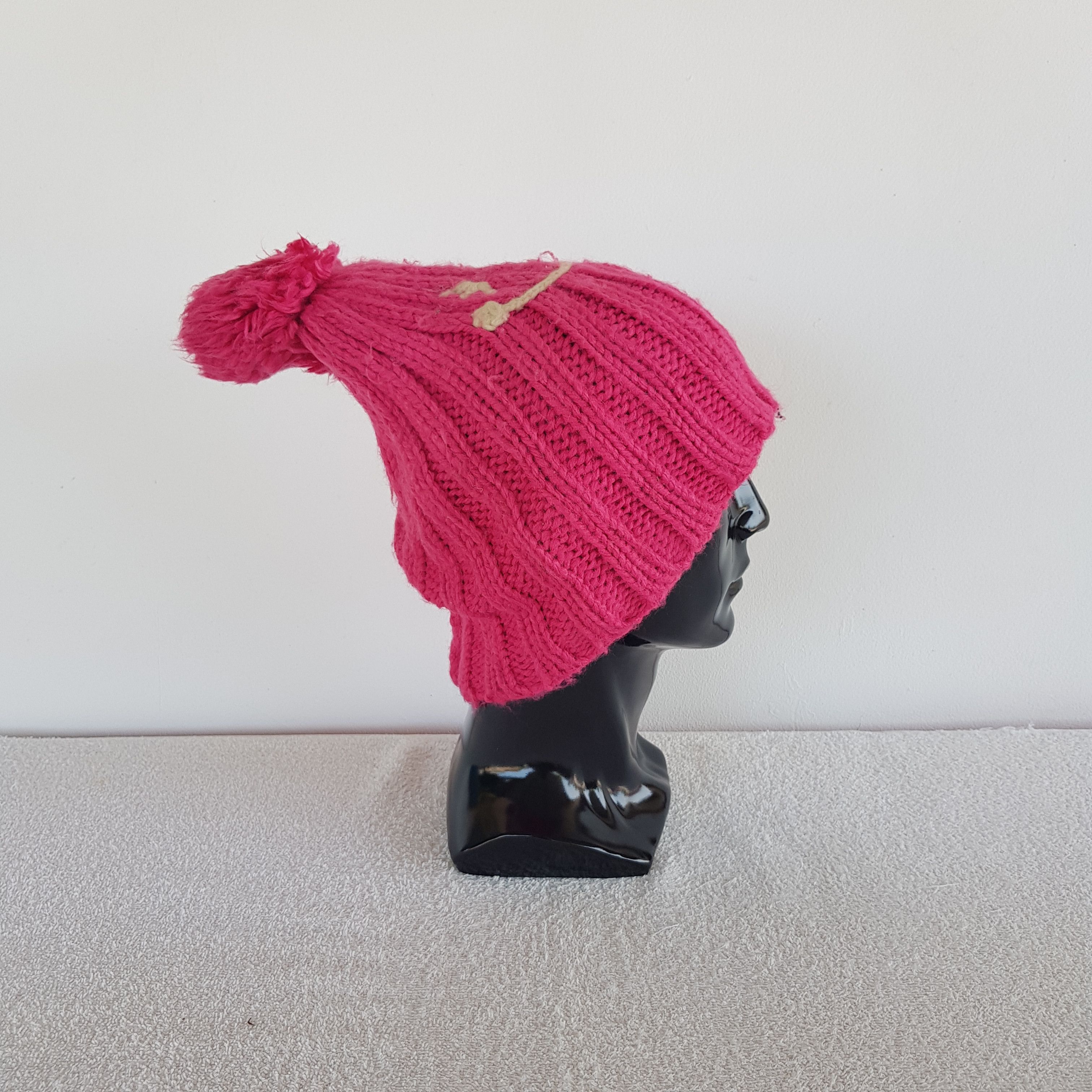 Japanese Brand × Vintage Japanese Beams Beanie Knitted Smile Beams Plus Hats Size ONE SIZE - 5 Thumbnail