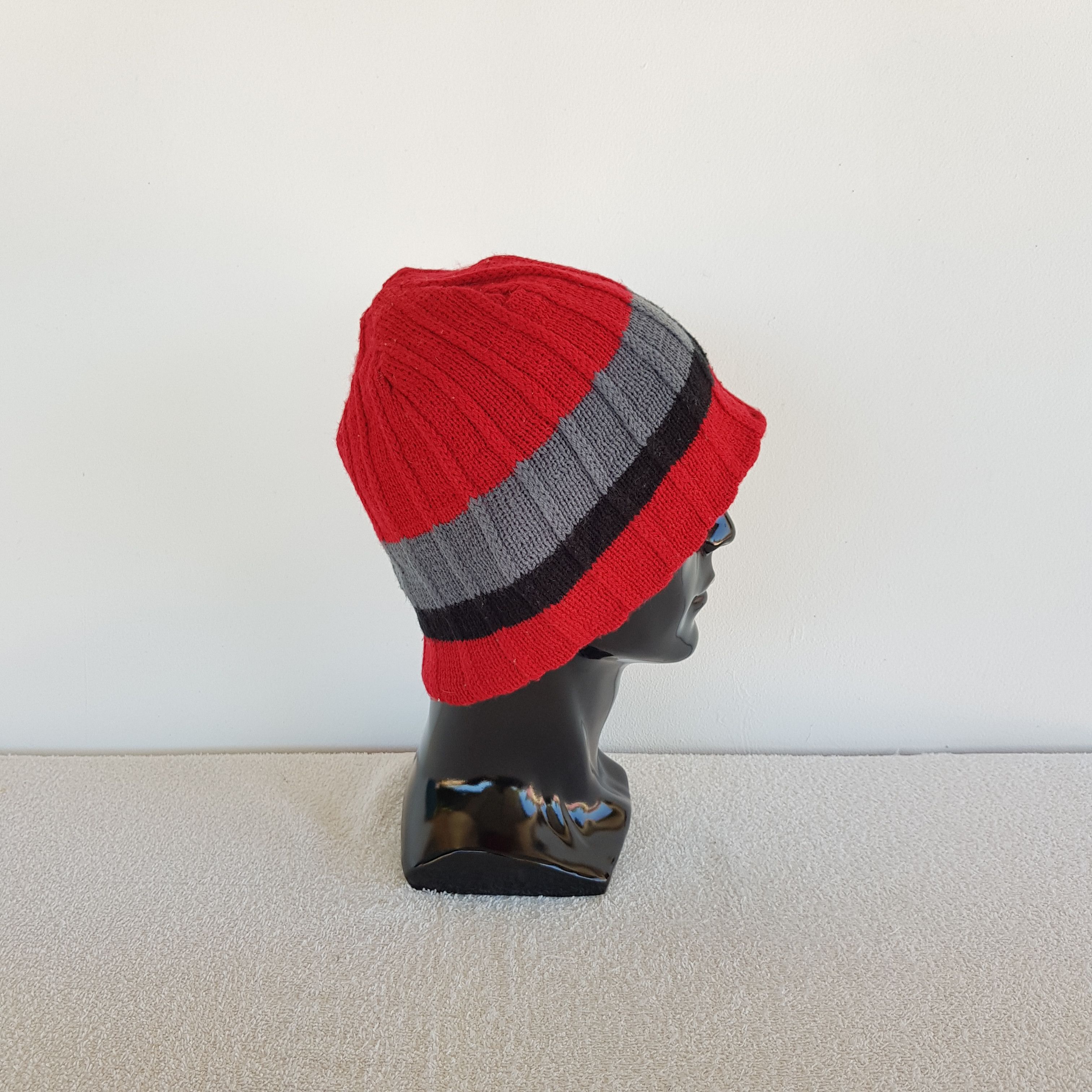 Japanese Brand × Vintage BF Japanese Beanie Snow Knitted Crochet Cap Hats Size ONE SIZE - 3 Thumbnail
