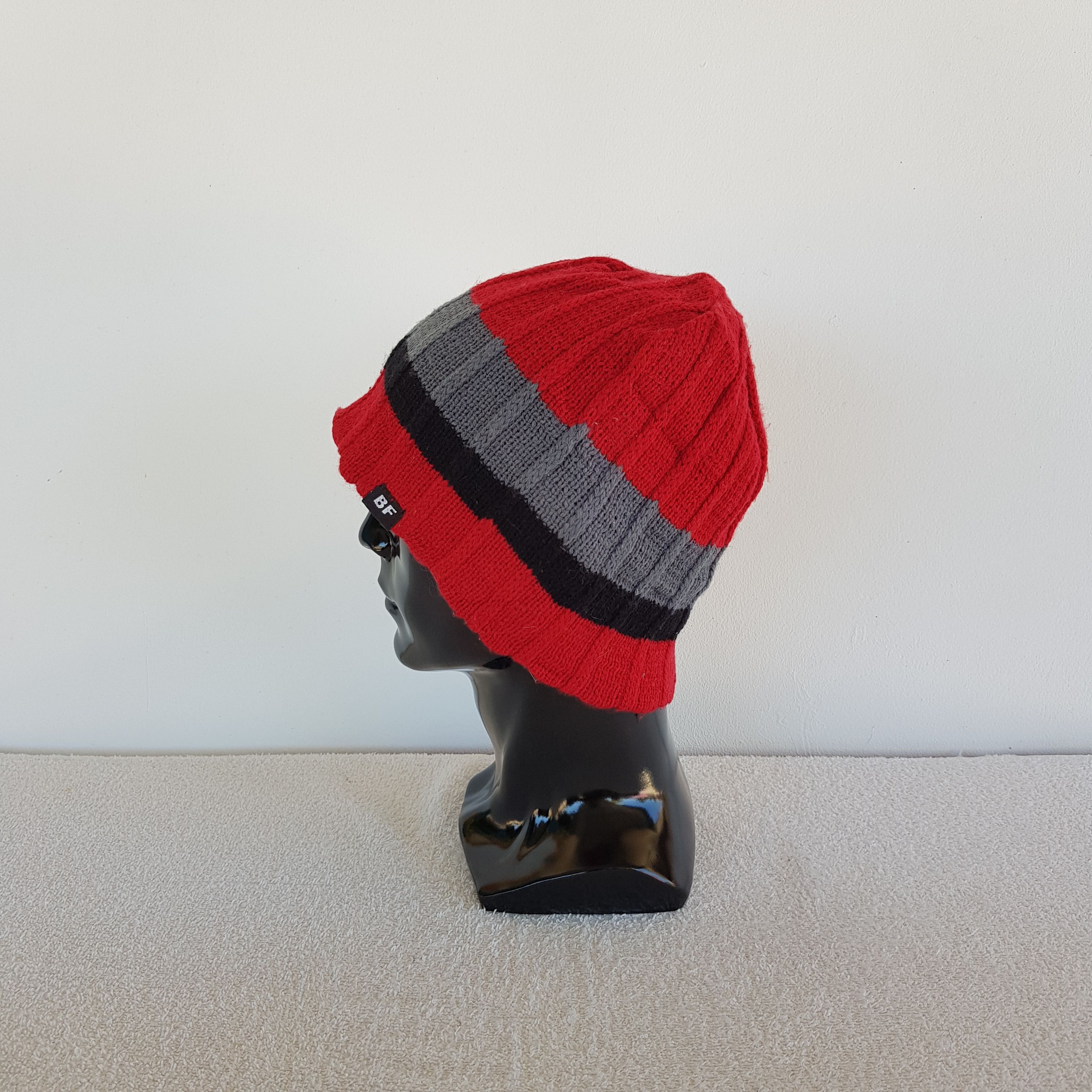 Japanese Brand × Vintage BF Japanese Beanie Snow Knitted Crochet Cap Hats Size ONE SIZE - 4 Thumbnail