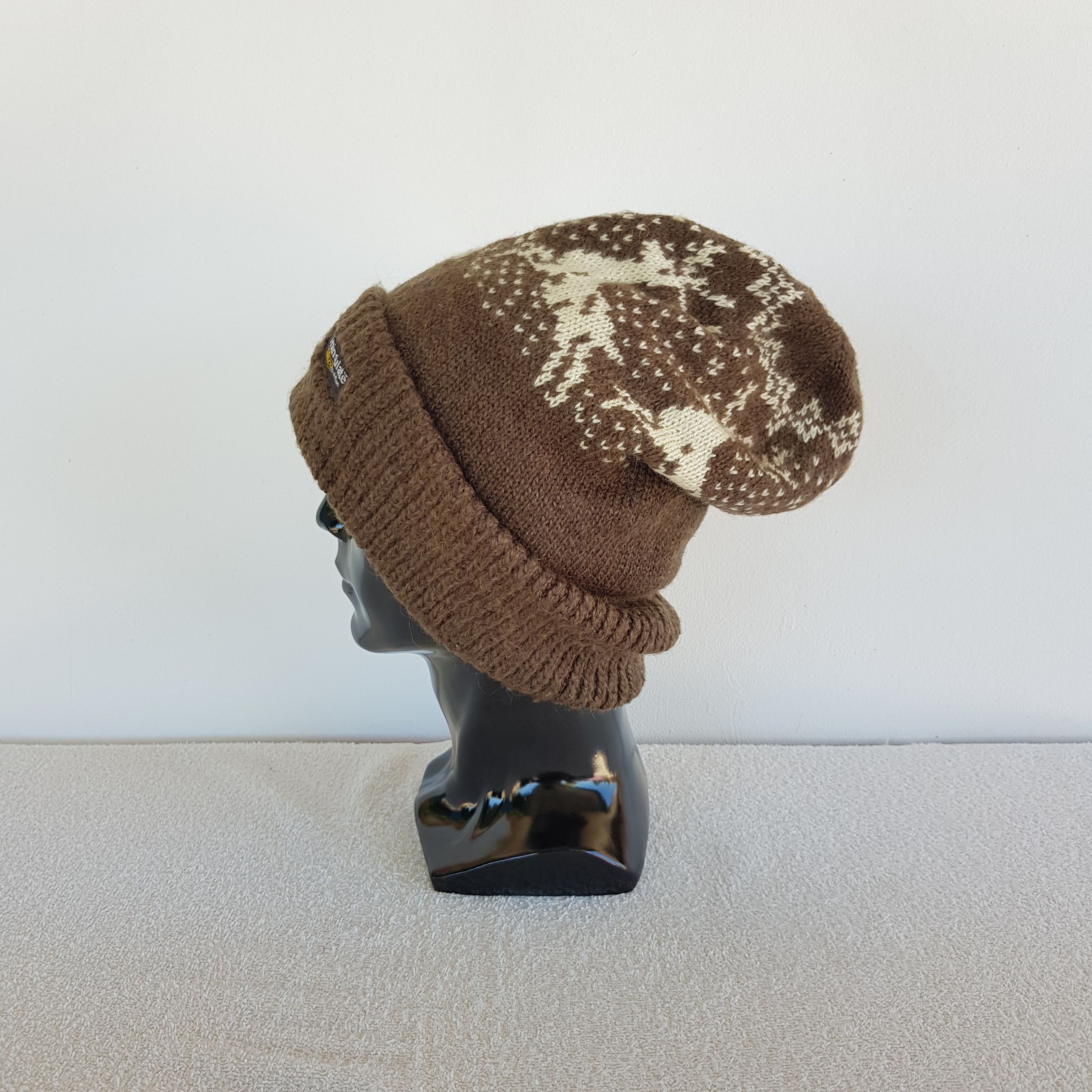 Japanese Brand × Vintage Vintage Unknown Japanese Hats Knitted Crochet Beanie Size ONE SIZE - 4 Thumbnail