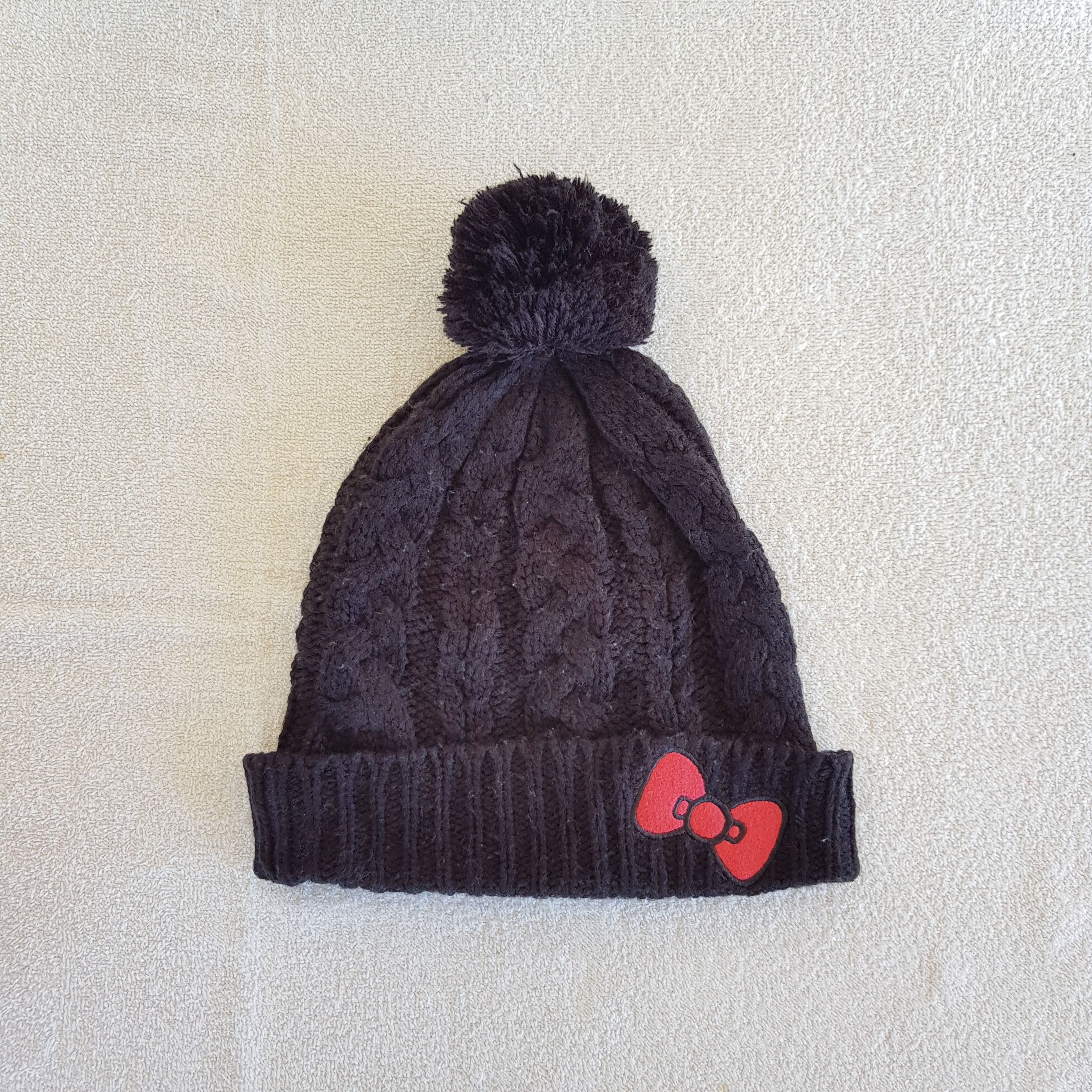 Japanese Brand × Vintage Vintage Helo Kitty Beanie Snow Cap Knitted Pom Pom Hats Size ONE SIZE - 5 Thumbnail