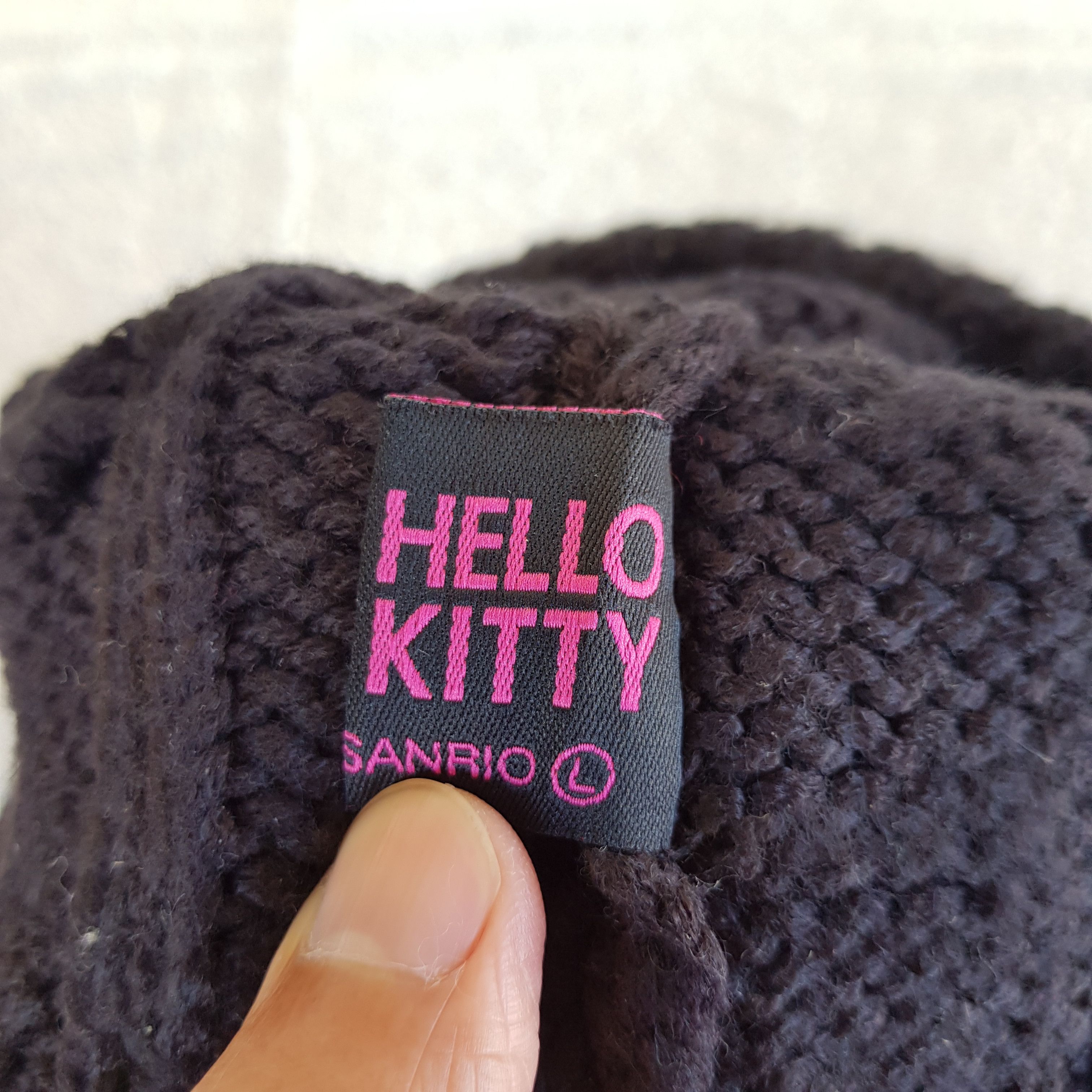 Japanese Brand × Vintage Vintage Helo Kitty Beanie Snow Cap Knitted Pom Pom Hats Size ONE SIZE - 7 Thumbnail