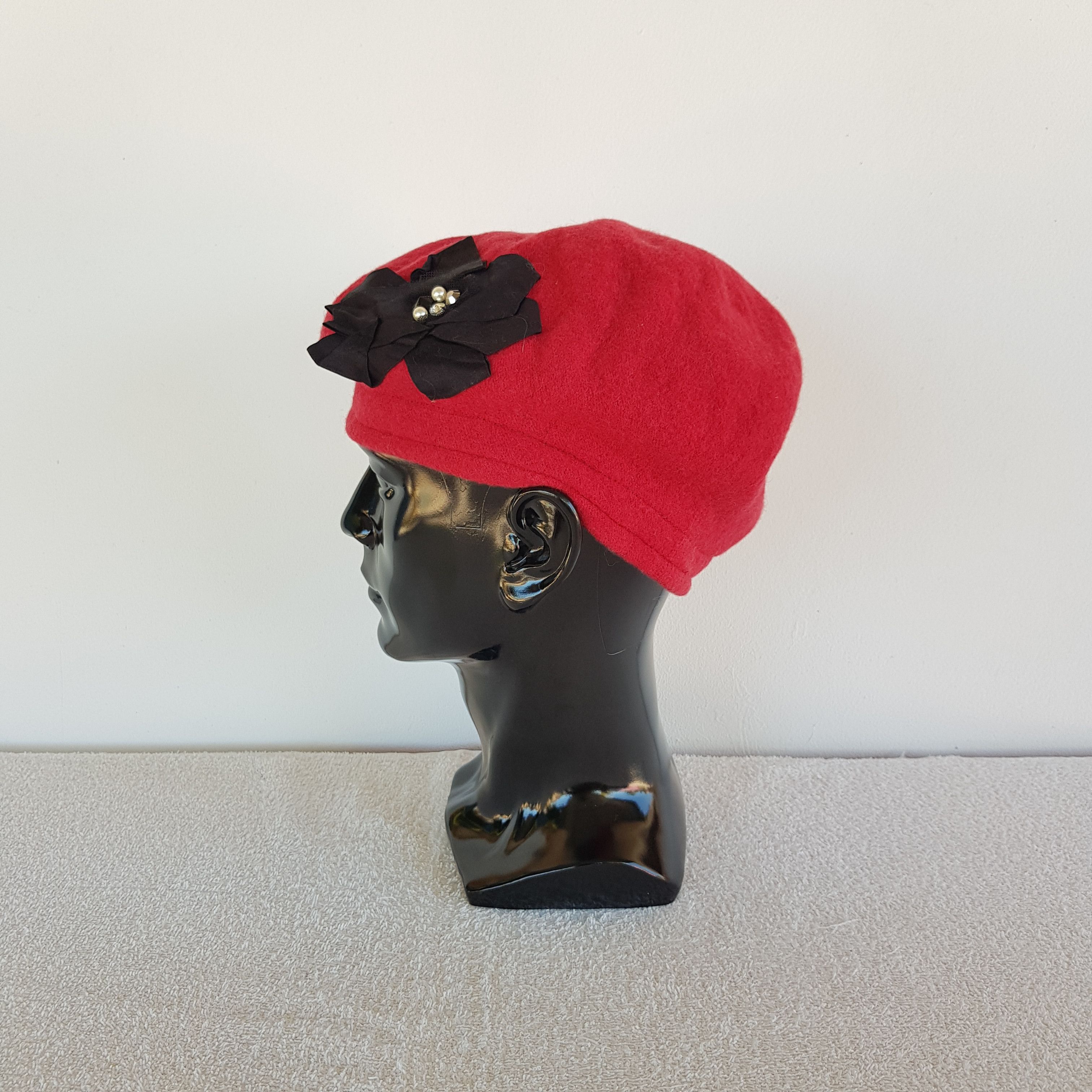 Japanese Brand × Vintage Vintage Wool Baret Beanie Unknown Japanese Hats - AC10779. Size ONE SIZE - 4 Thumbnail