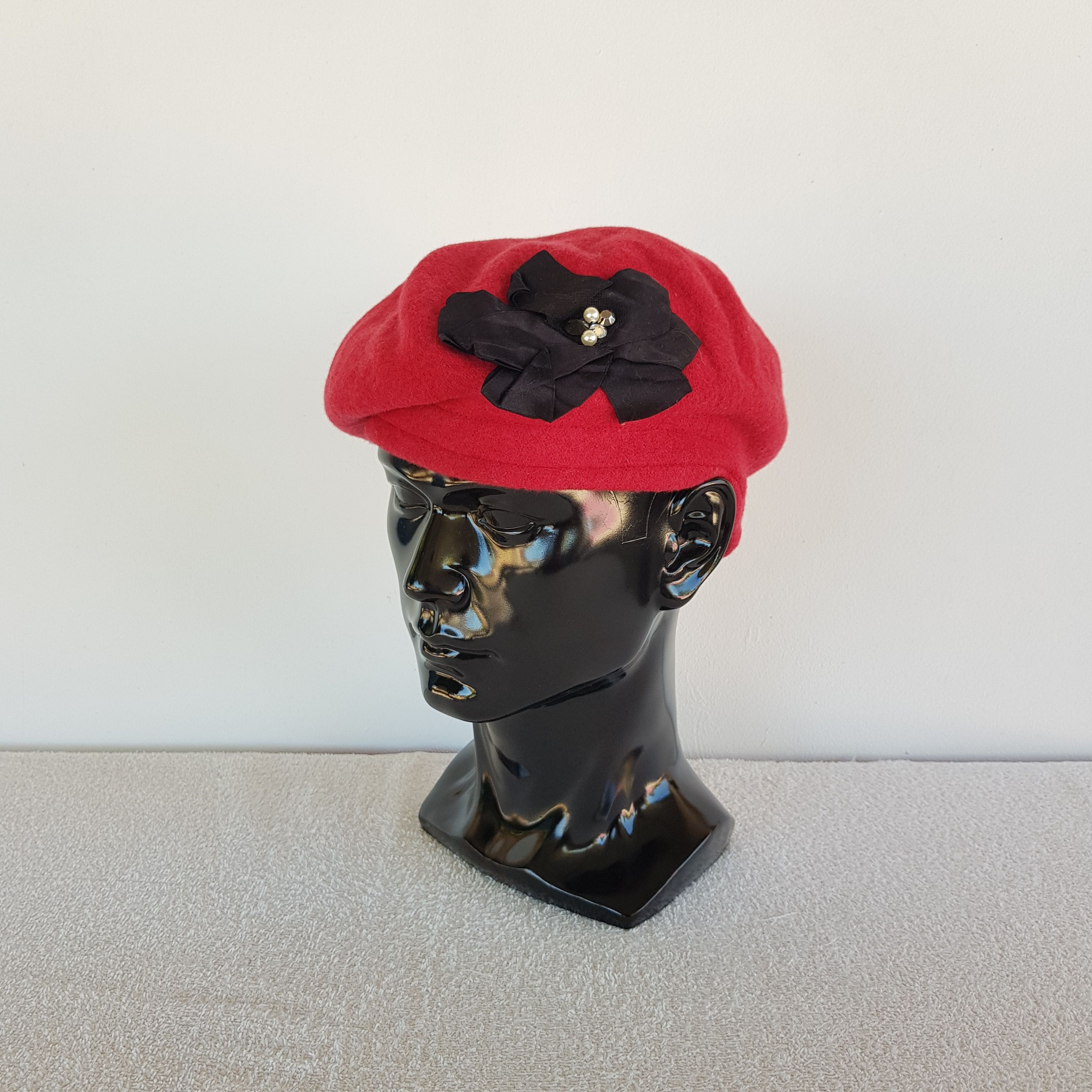 Japanese Brand × Vintage Vintage Wool Baret Beanie Unknown Japanese Hats - AC10779. Size ONE SIZE - 2 Thumbnail