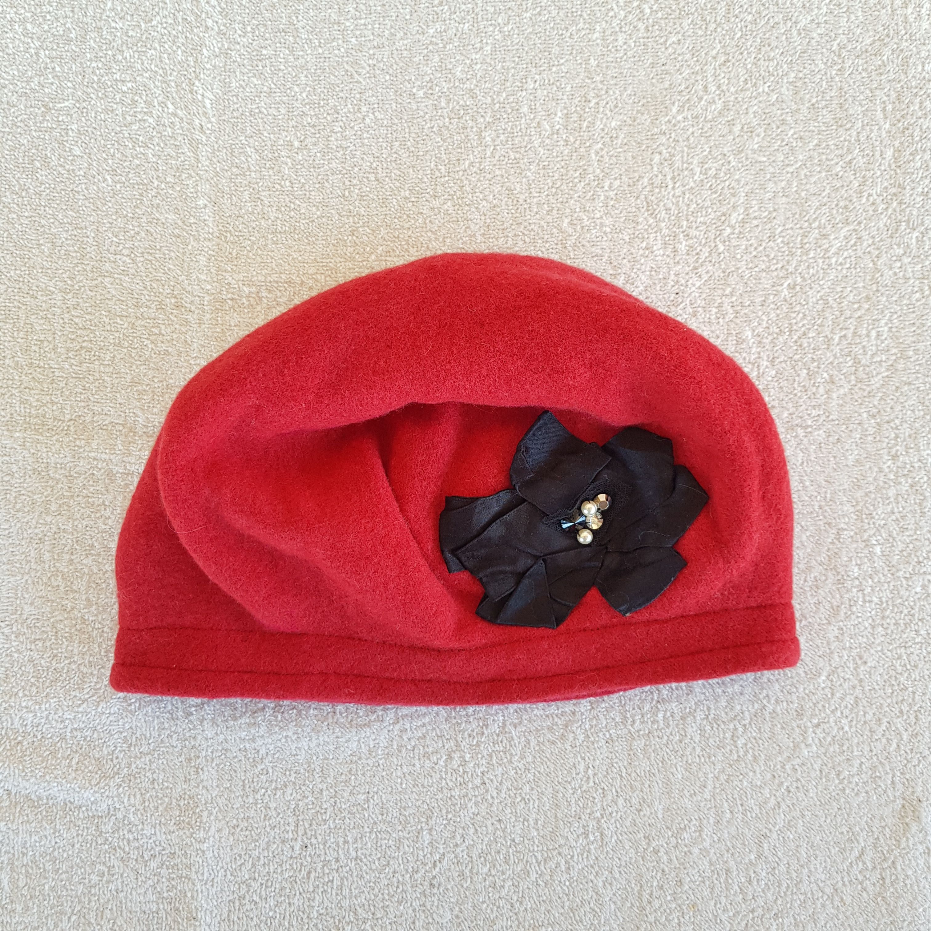 Japanese Brand × Vintage Vintage Wool Baret Beanie Unknown Japanese Hats - AC10779. Size ONE SIZE - 5 Thumbnail