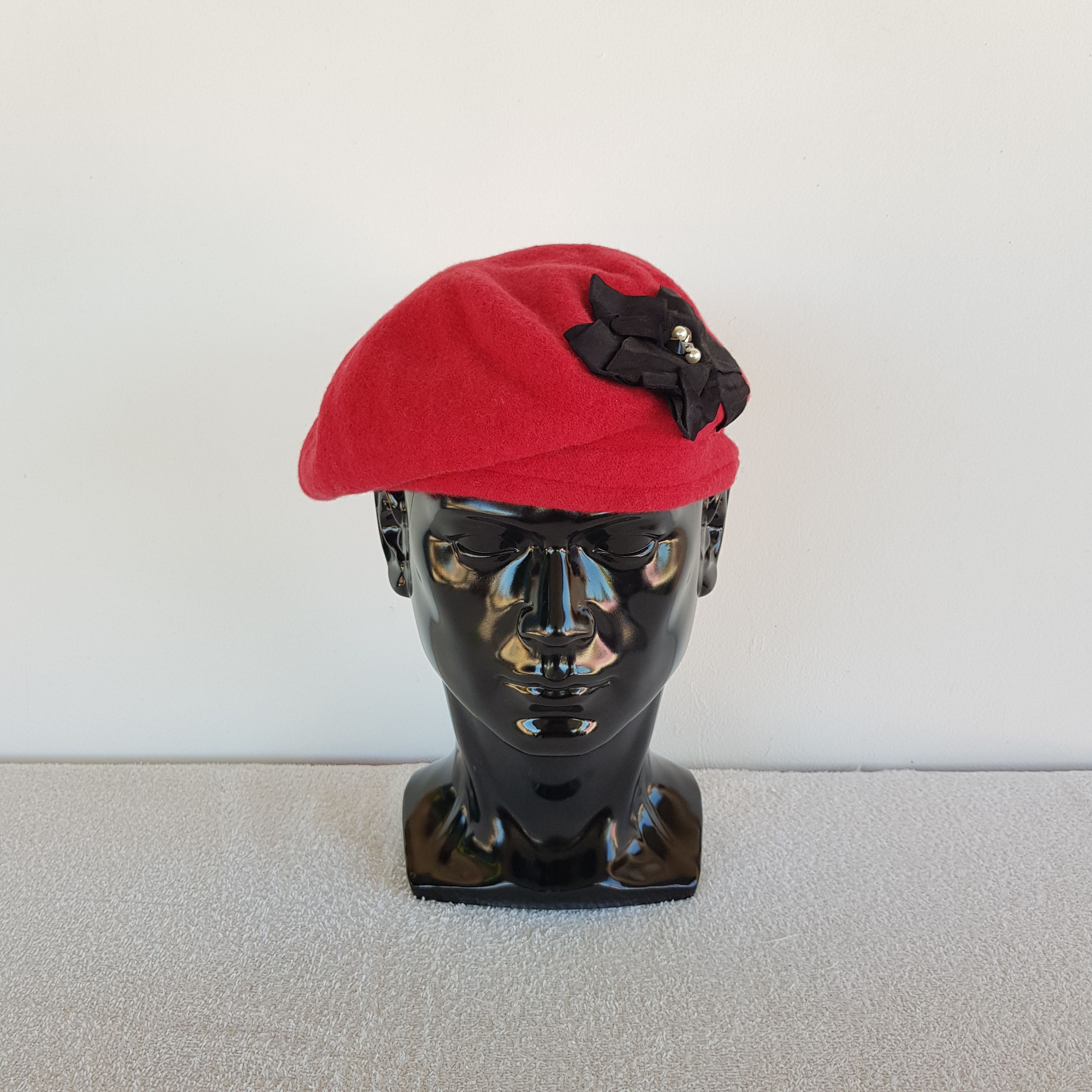 Japanese Brand × Vintage Vintage Wool Baret Beanie Unknown Japanese Hats - AC10779. Size ONE SIZE - 1 Thumbnail