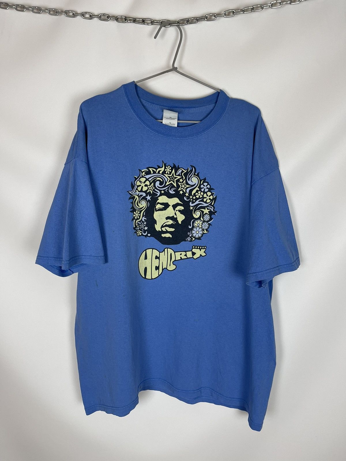 Jimi Hendrix vintage 90s Gildan big logo band tee