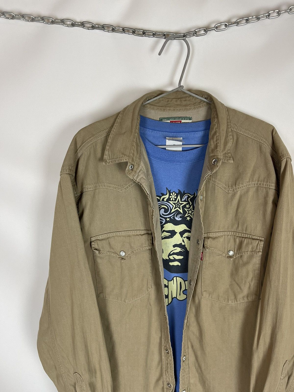 Levi's Levi’s vintage 90s denim button up long sleeve shirt Size US L / EU 52-54 / 3 - 4 Thumbnail
