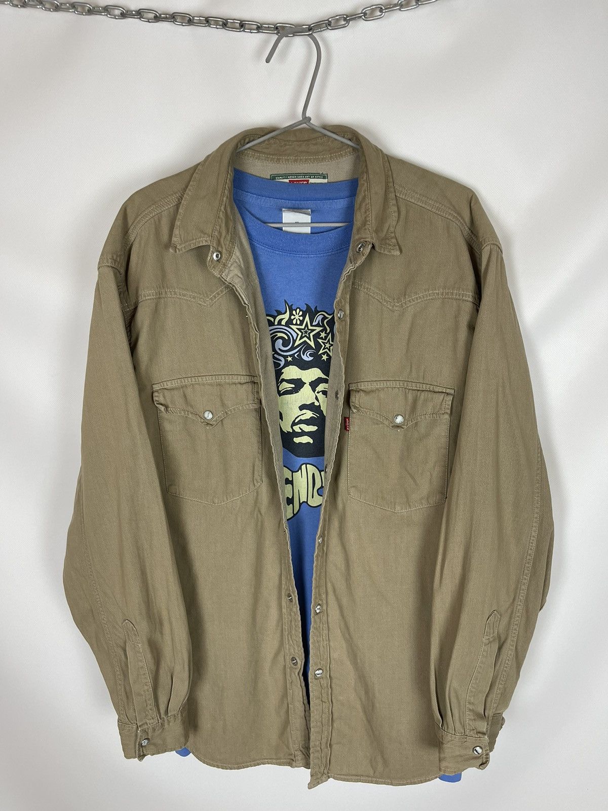Levi's Levi’s vintage 90s denim button up long sleeve shirt Size US L / EU 52-54 / 3 - 3 Thumbnail