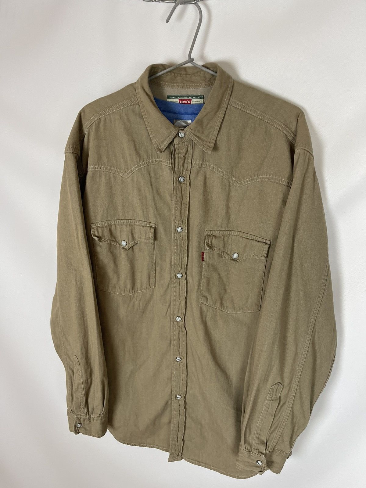 Levi's Levi’s vintage 90s denim button up long sleeve shirt Size US L / EU 52-54 / 3 - 13 Thumbnail
