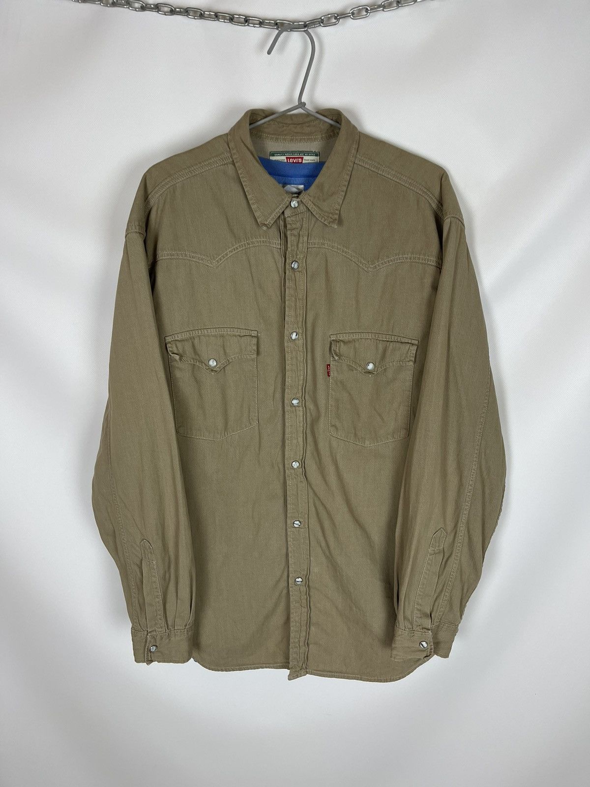 Levi's Levi’s vintage 90s denim button up long sleeve shirt Size US L / EU 52-54 / 3 - 12 Thumbnail