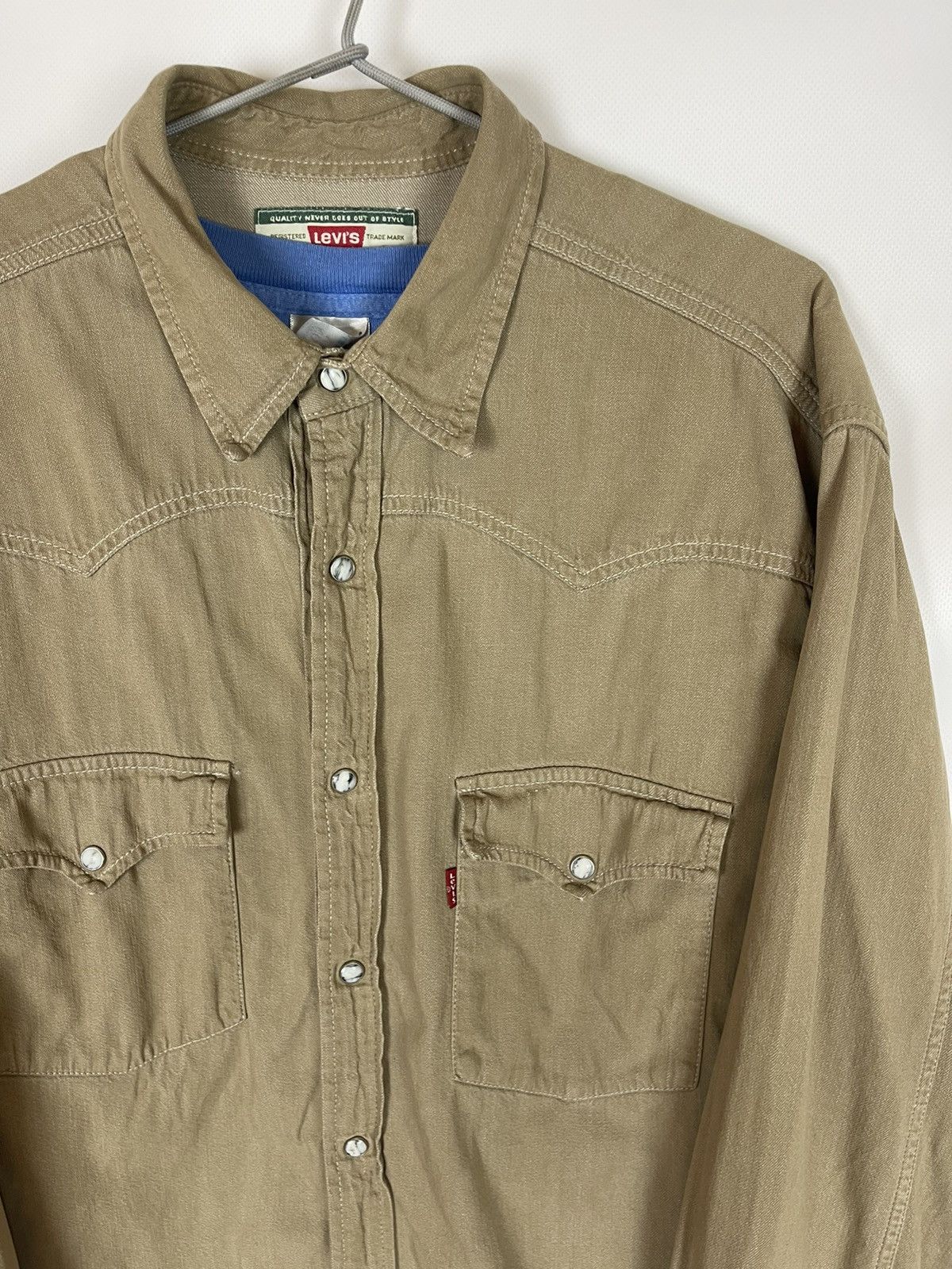 Levi's Levi’s vintage 90s denim button up long sleeve shirt Size US L / EU 52-54 / 3 - 14 Thumbnail