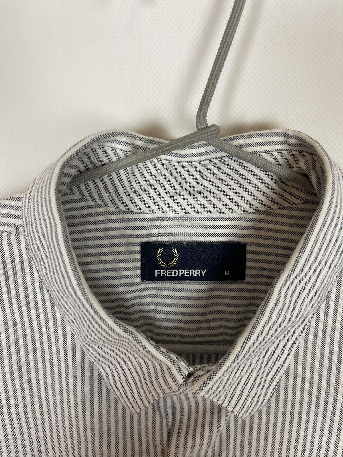 Fred Perry Fred Perry striped long sleeve button up shirt logo Size US M / EU 48-50 / 2 - 8 Thumbnail