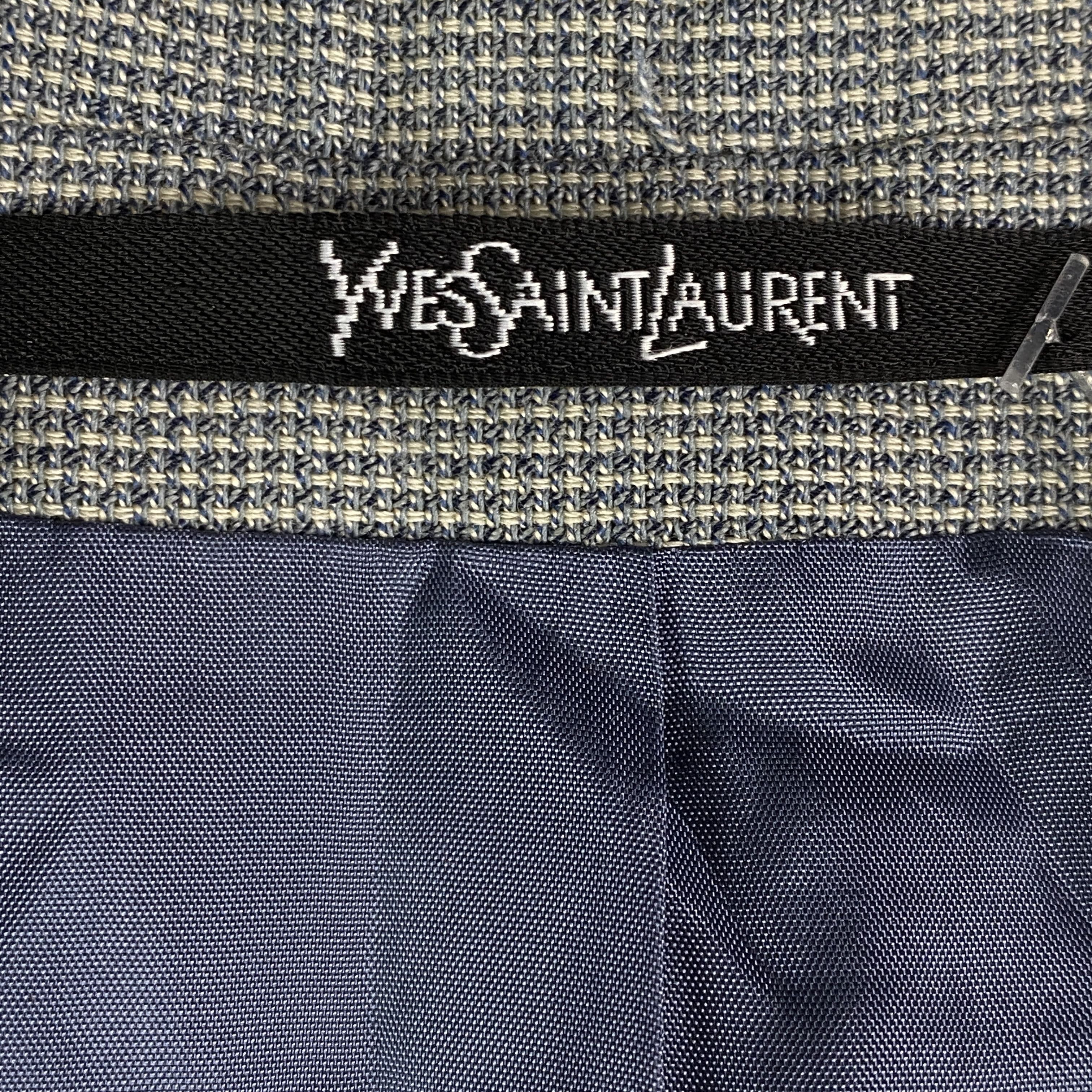 Yves Saint Laurent Mens Blazer Jacket Yves Saints Laurent Vintage Size 50 Size 50R - 4 Thumbnail
