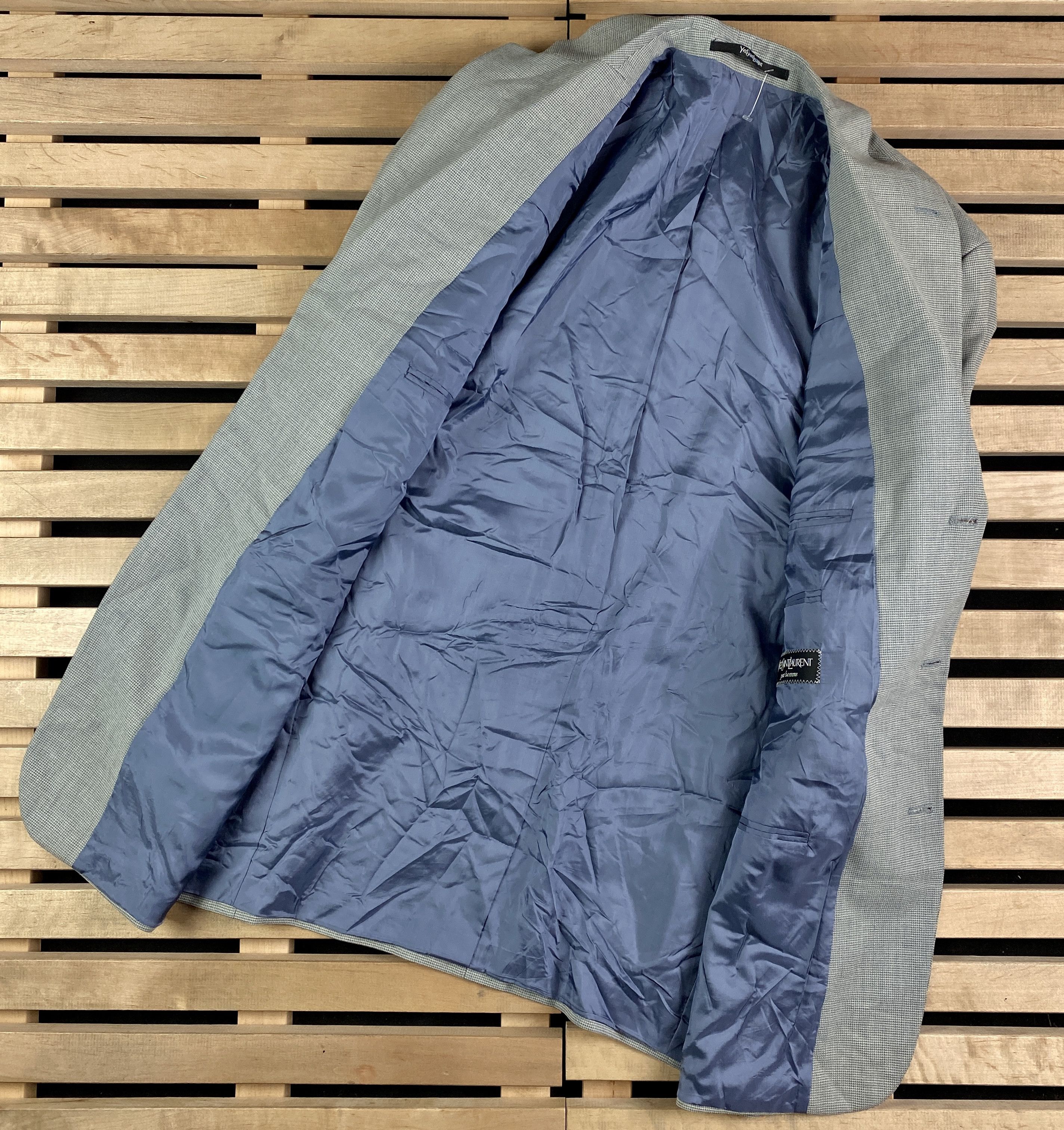 Yves Saint Laurent Mens Blazer Jacket Yves Saints Laurent Vintage Size 50 Size 50R - 5 Thumbnail