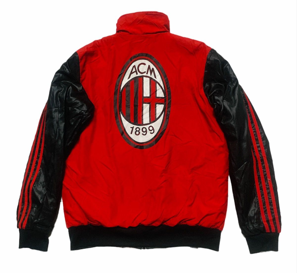 Adidas Sports Specialties Vintage REVERSIBLE VINTAGE ADIDAS AC MILAN FC PUFFER OFFICIALS Grailed