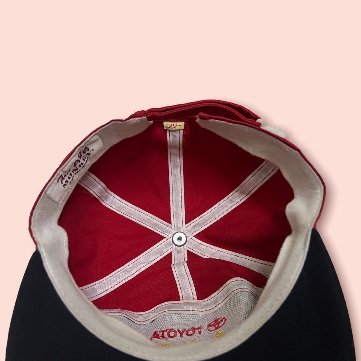 Japanese Brand × Vintage VINTAGE TOYOTA 3 MONKEY KANJI RACING CAP Size ONE SIZE - 17 Thumbnail